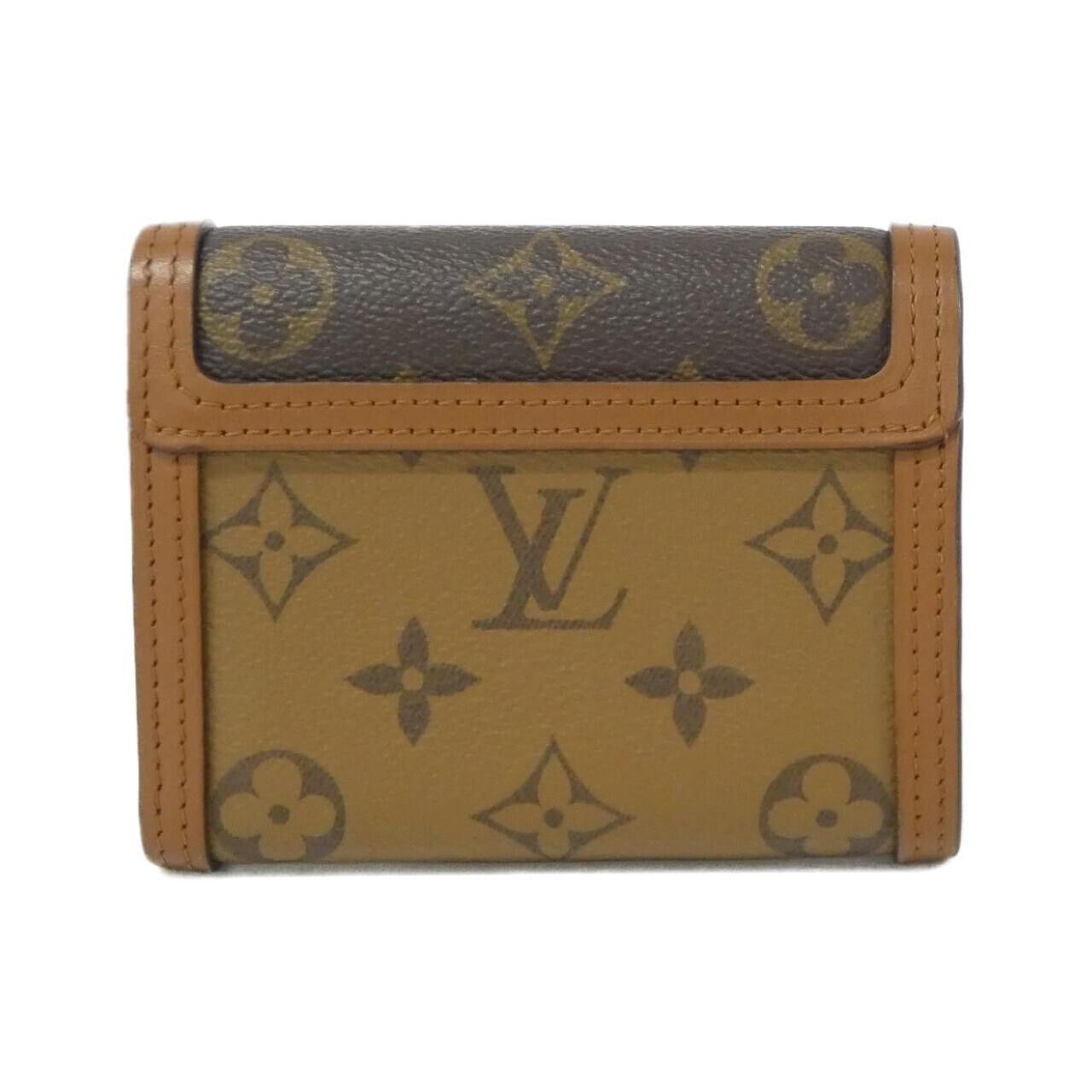 Louis Vuitton Louis Vuitton Louis Vuitton Portefeuille Dauphine Compact Monogram Wallet Textile Short Wallet M68725 DUTY FREE for USA Size ONE SIZE - 2 Thumbnail