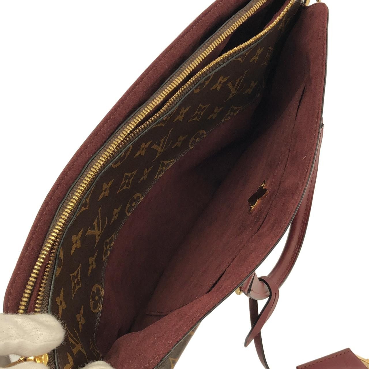 Louis Vuitton Louis Vuitton Louis Vuitton Monogram Flower Zipped Tote Bag Textile Tote Bag M44348 DUTY FREE for USA Size ONE SIZE - 9 Thumbnail