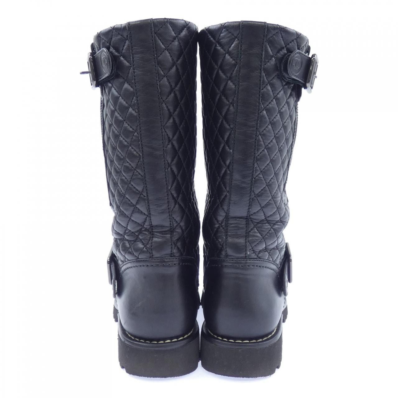 Chanel Chanel Chanel High Boots Supple Calf Boots Leather Shoes G28566Y07860 DUTY FREE for USA Size ONE SIZE - 5 Thumbnail