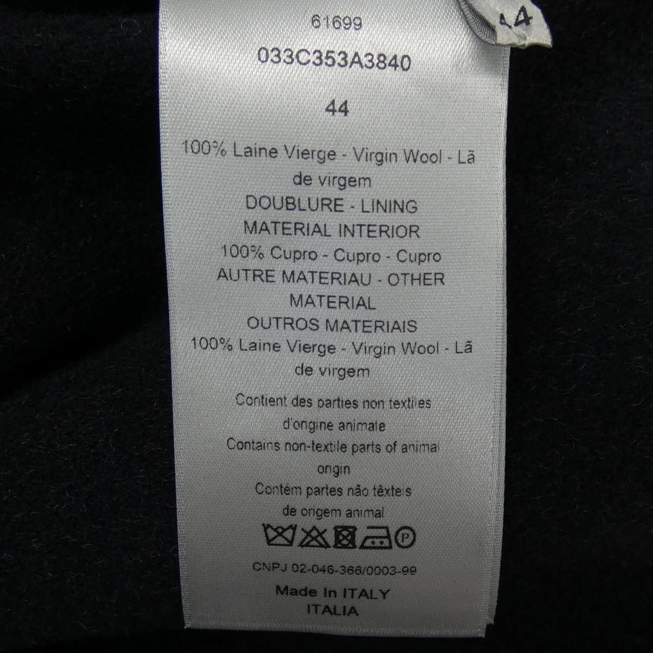 Dior Dior Dior Wool Coat Others Outerwear 033C353A3840 DUTY FREE for USA Size ONE SIZE - 3 Thumbnail