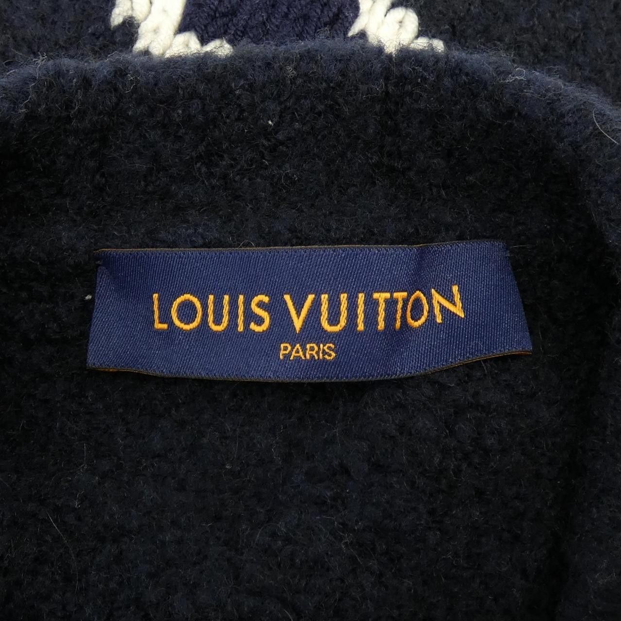 Louis Vuitton Louis Vuitton Louis Vuitton LV Intarsia Crewneck Knit Textile Tops HLN43WVSS DUTY FREE for USA Size ONE SIZE - 4 Thumbnail