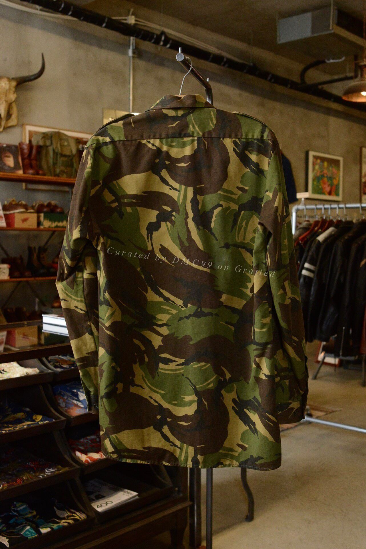 Vintage Vintage 1990s Dutch Military Camo Shirt Size US L / EU 52-54 / 3 - 6 Thumbnail