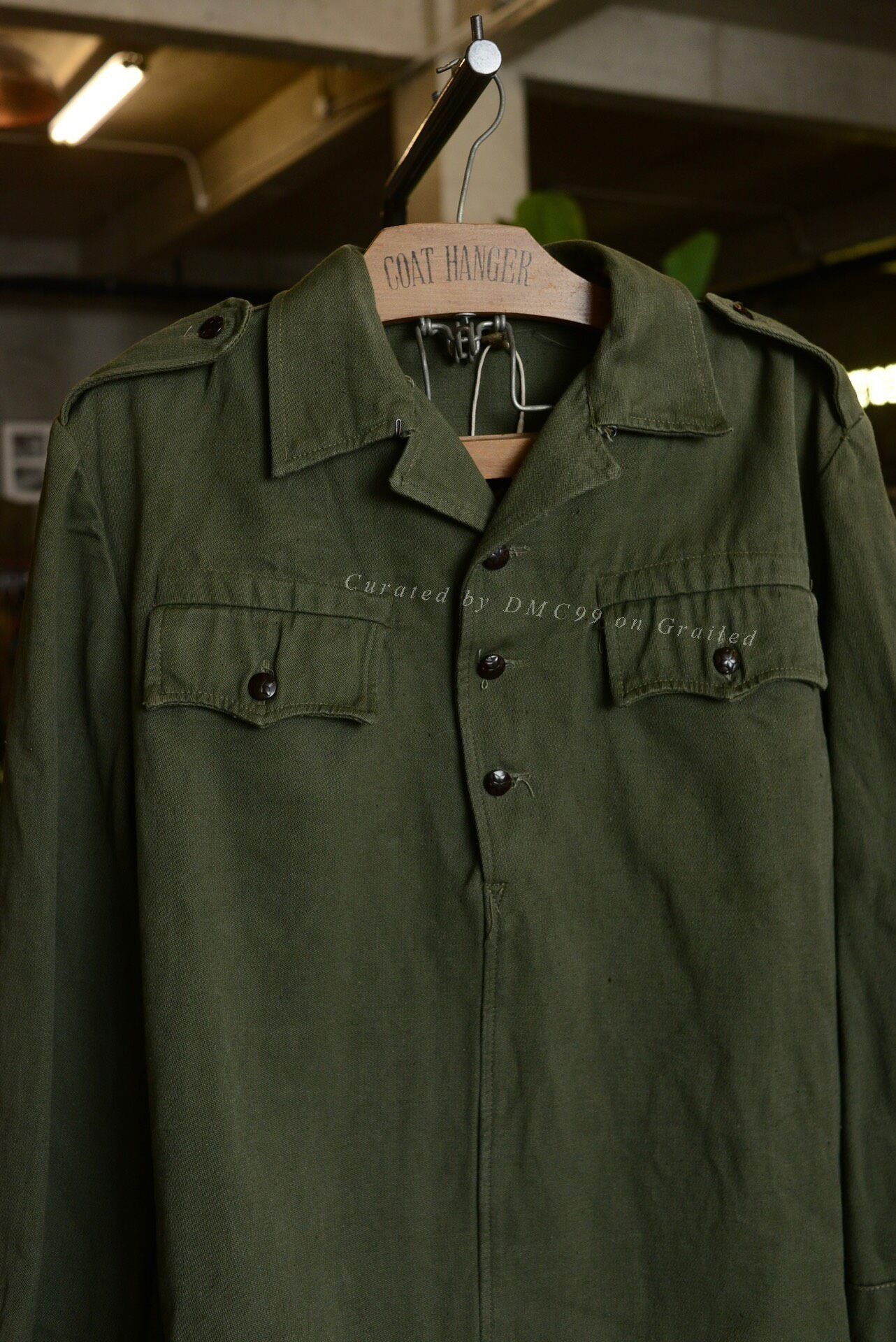 Vintage Vintage 1960s-70s Bulgarian Military Shirt Size US M / EU 48-50 / 2 - 2 Thumbnail