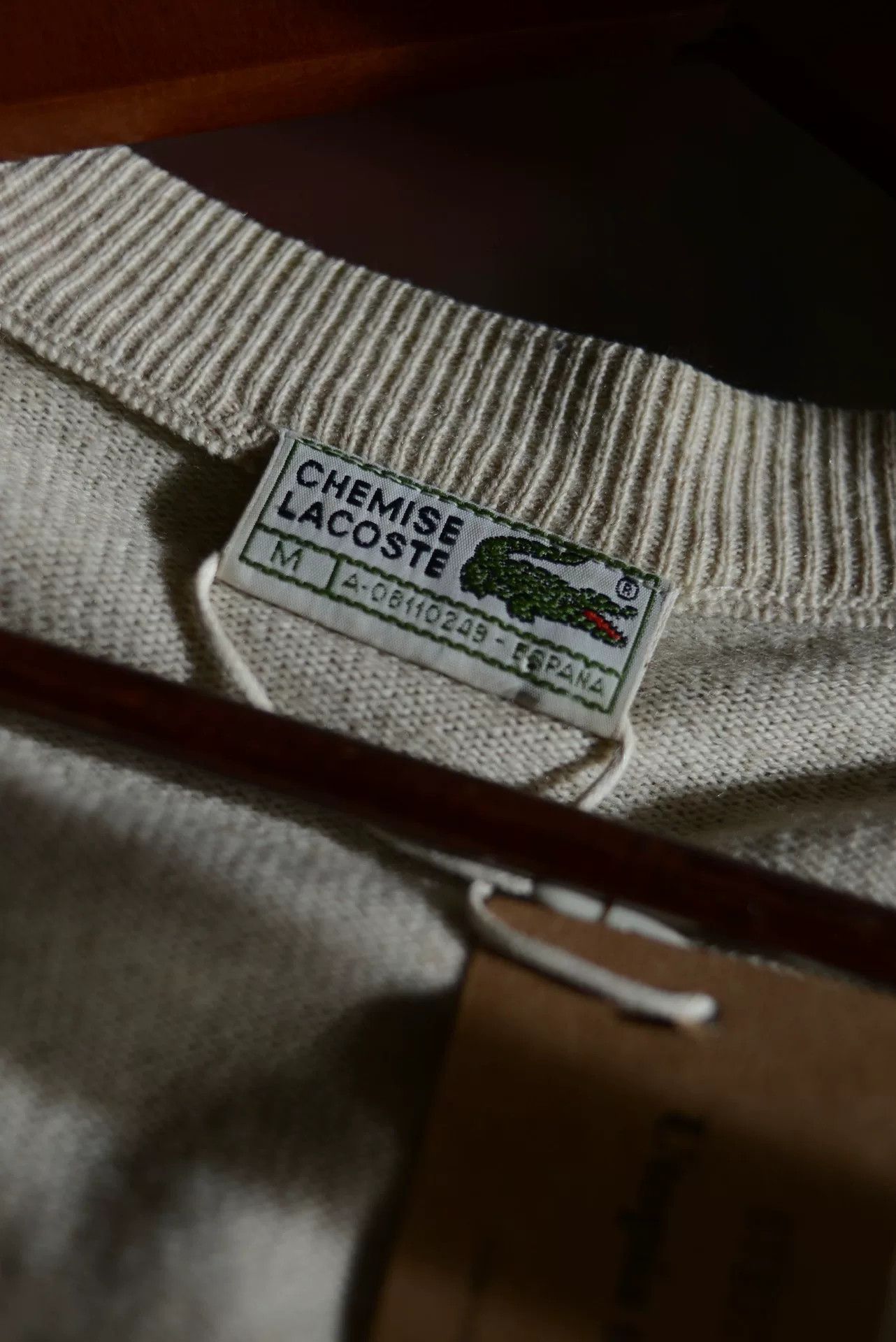 Vintage 1980s Lacoste Knit Cardigan Size US M / EU 48-50 / 2 - 4 Thumbnail