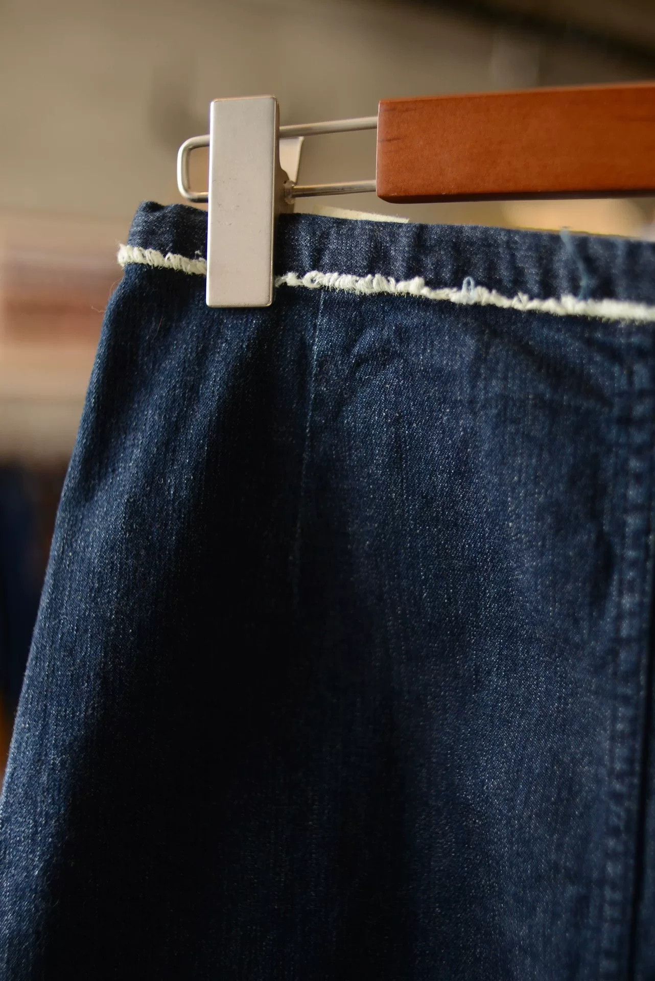 45rpm 45r Denim Skirt with Drawstring Size 28" / US 6 / IT 42 - 6 Thumbnail