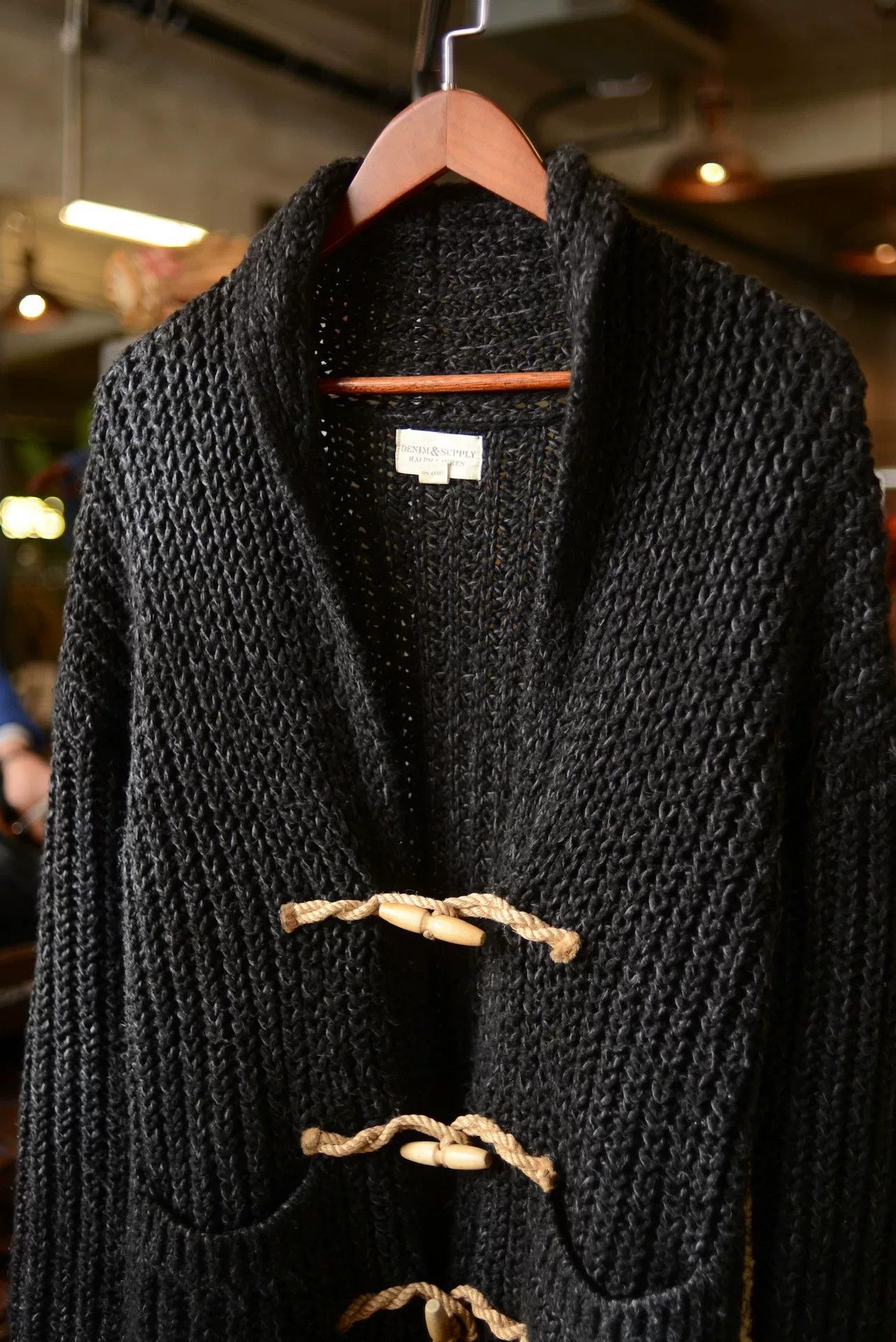 Denim & Supply Ralph Lauren Ralph Lauren Denim&Supply Black Knit Sweater Size US M / EU 48-50 / 2 - 3 Thumbnail