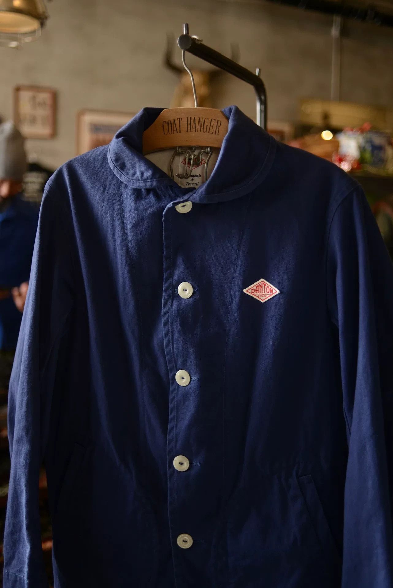 Vintage Vintage Danton French Blue Jacket Size US M / EU 48-50 / 2 - 2 Thumbnail