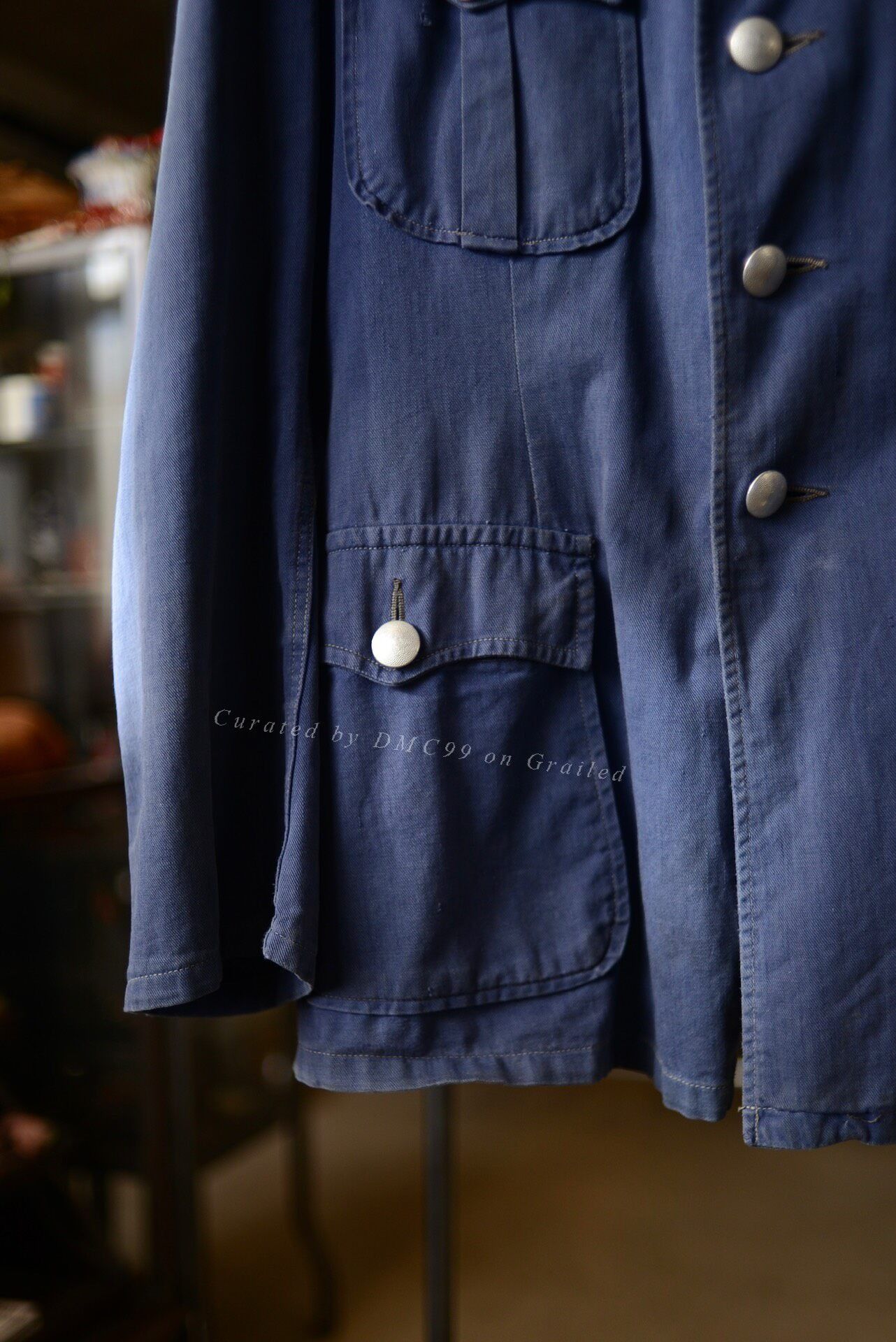 Vintage 1980s German Firefighter Uniform Jacket 48 Size US M / EU 48-50 / 2 - 3 Thumbnail
