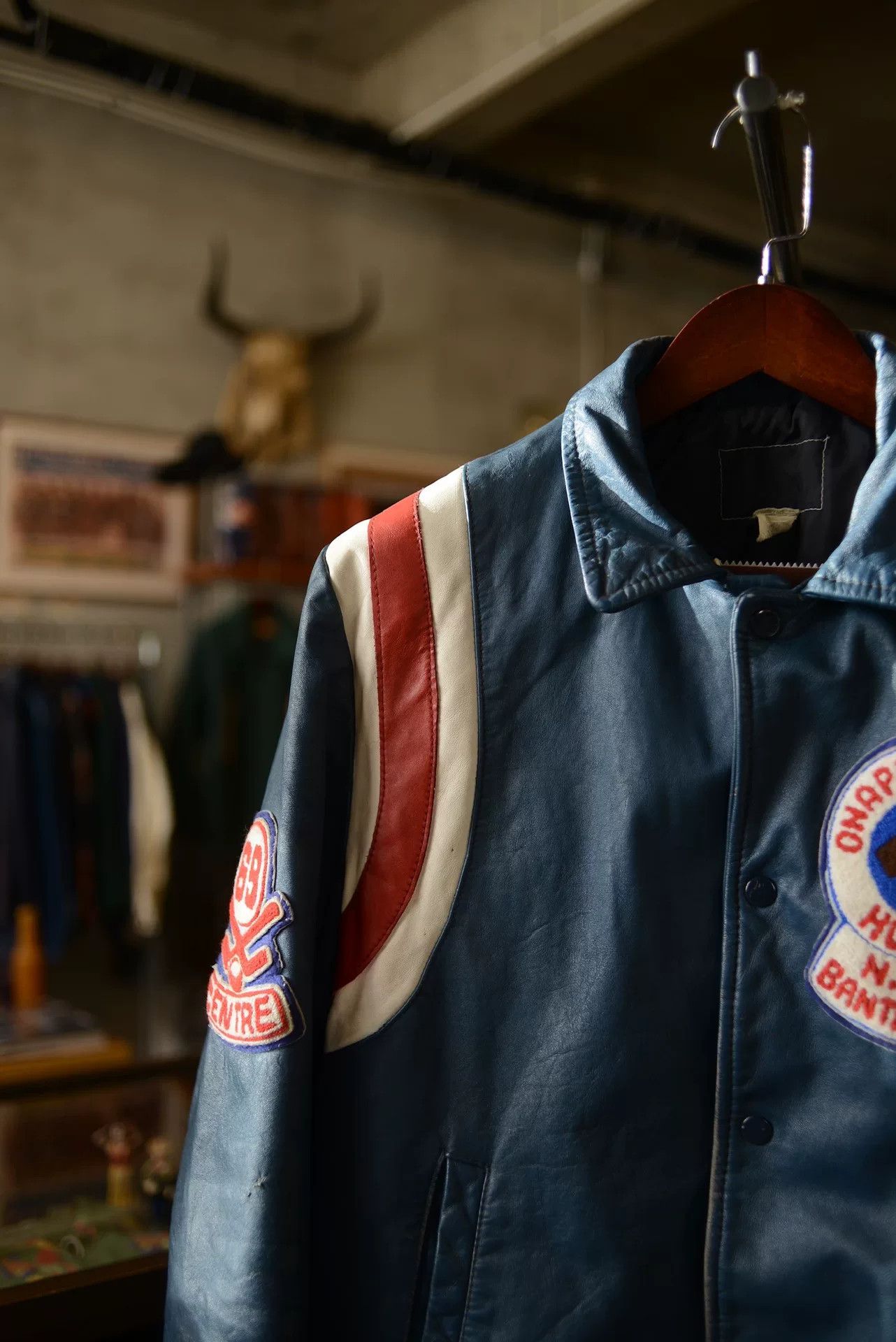 Vintage Vintage 1985 Onaping Falls Huskies Hockey Jacket Size US XS / EU 42 / 0 - 2 Thumbnail