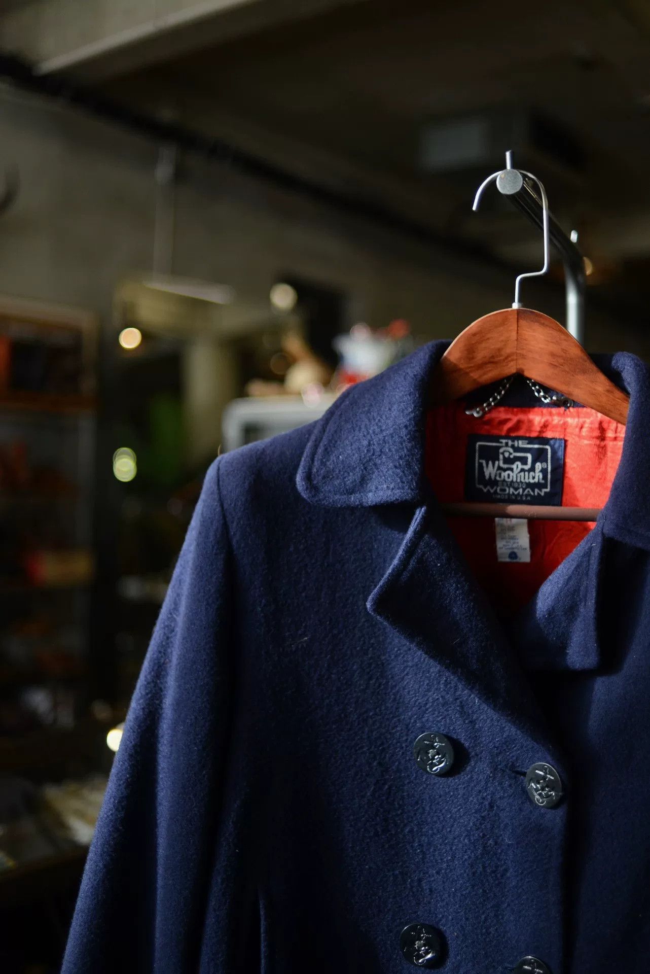 Woolrich Woolen Mills Woolrich 80s US-Made Double-Breasted Peacoat Size US M / EU 48-50 / 2 - 4 Thumbnail