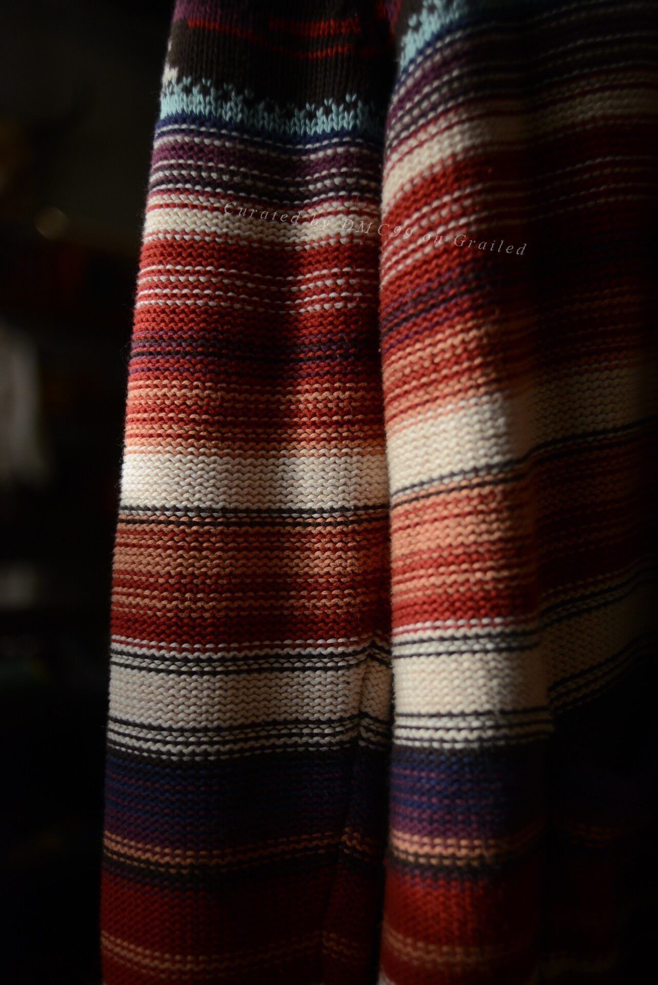 Vintage Indian Motorcycle Navajo Totem Knit Cardigan Size US L / EU 52-54 / 3 - 6 Thumbnail