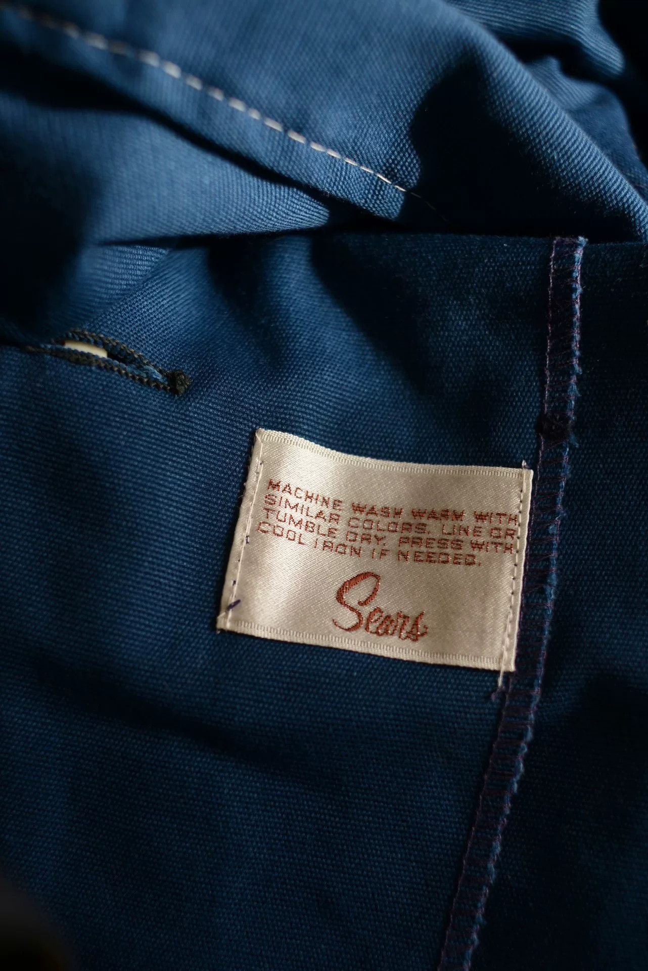 Sears 60s Lake Blue Double-Breasted Jacket Size US M / EU 48-50 / 2 - 6 Thumbnail