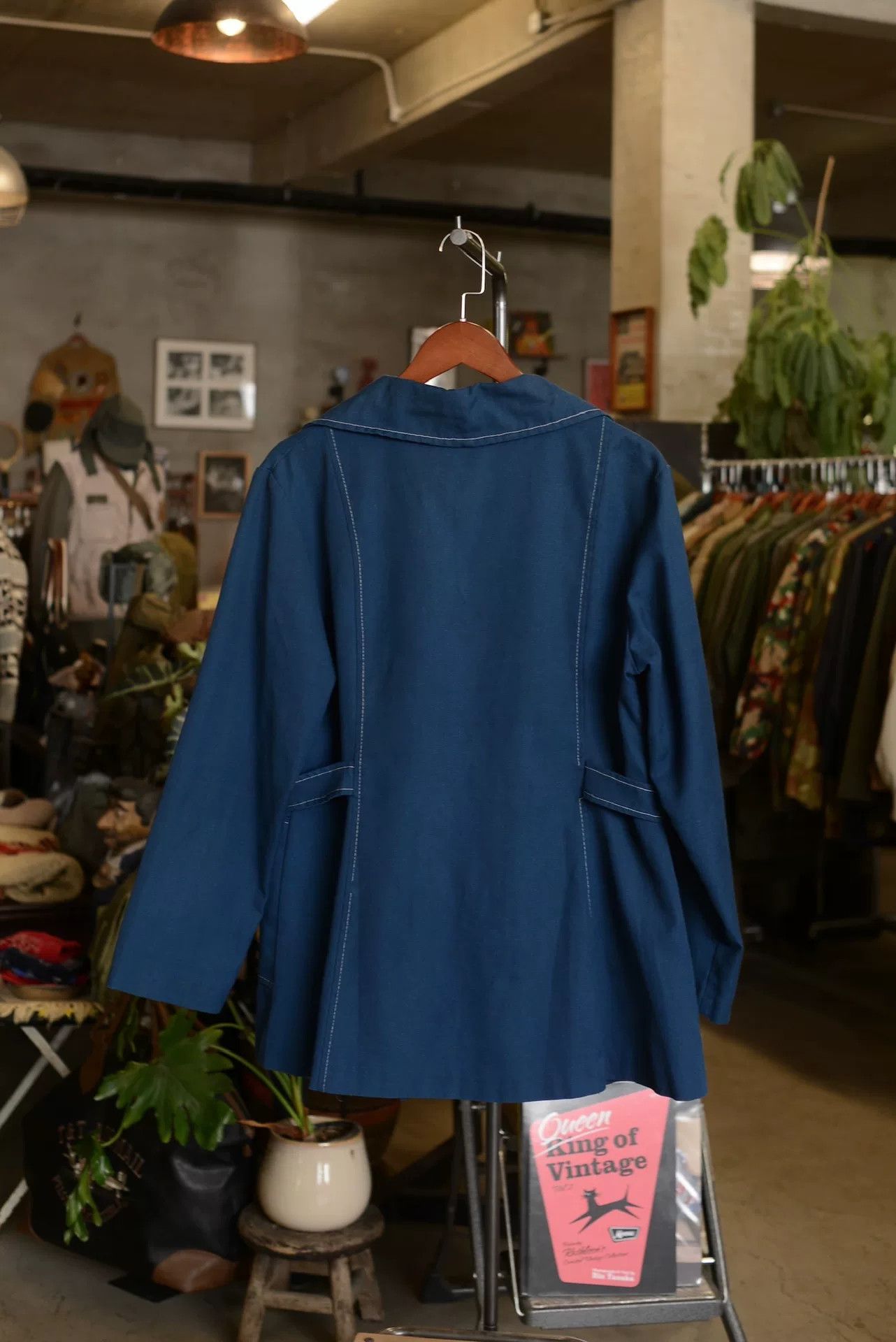 Sears 60s Lake Blue Double-Breasted Jacket Size US M / EU 48-50 / 2 - 7 Thumbnail
