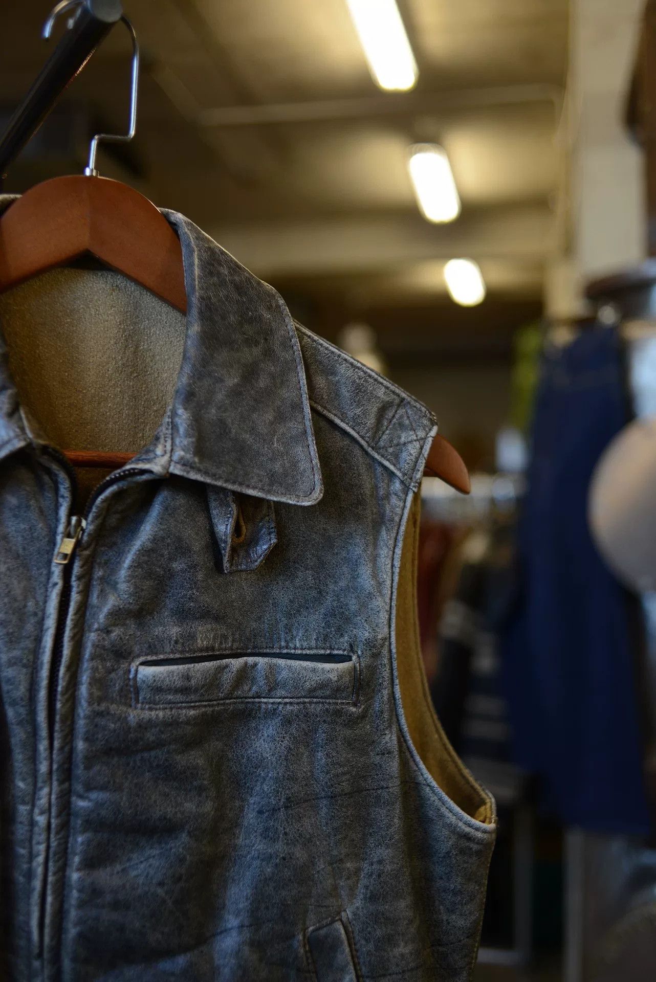 Golden Bear Golden Bear 1980s Leather Vest Size US M / EU 48-50 / 2 - 2 Thumbnail