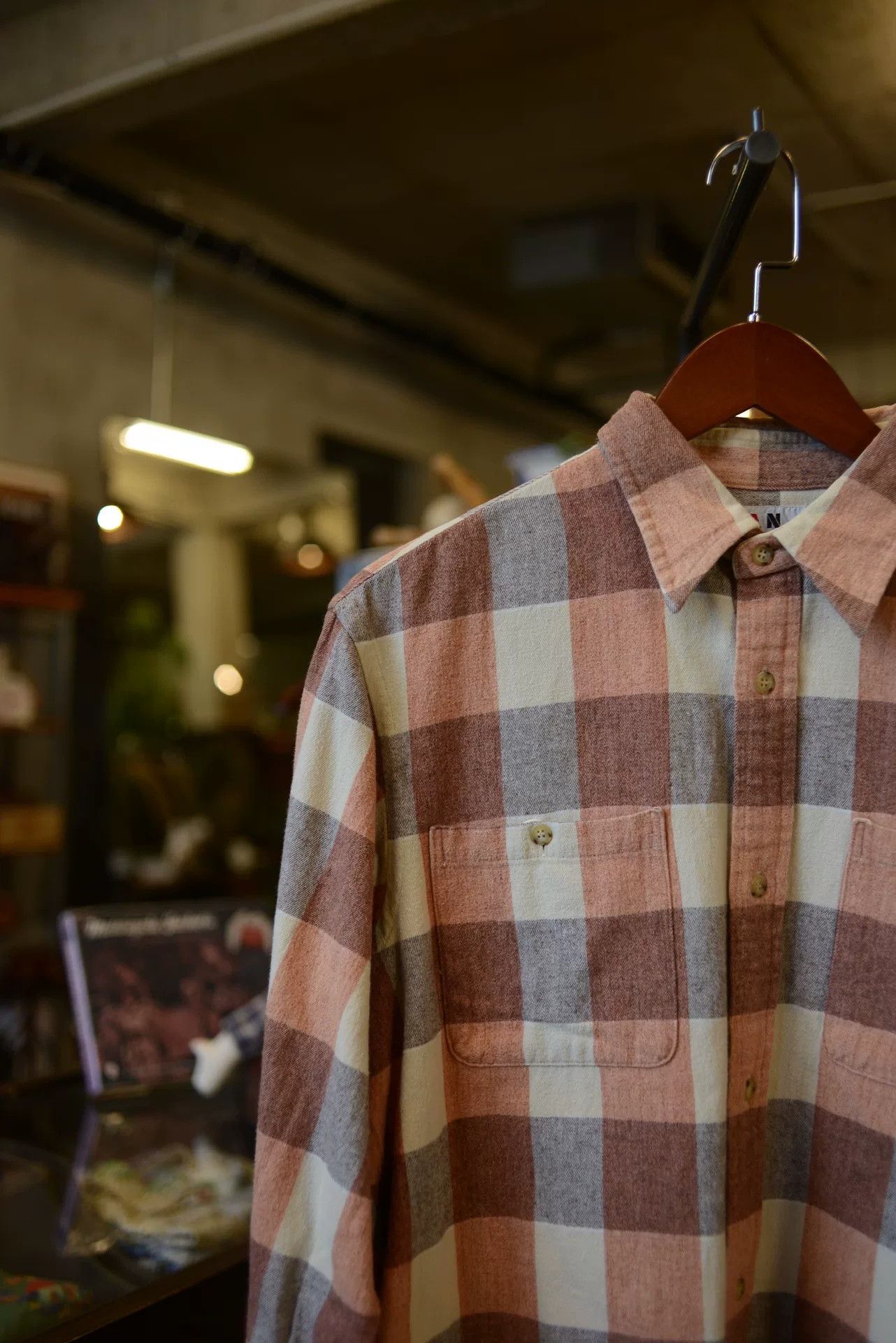 Van VAN 90s Pink Plaid Shirt Size L / US 10 / IT 46 - 3 Thumbnail
