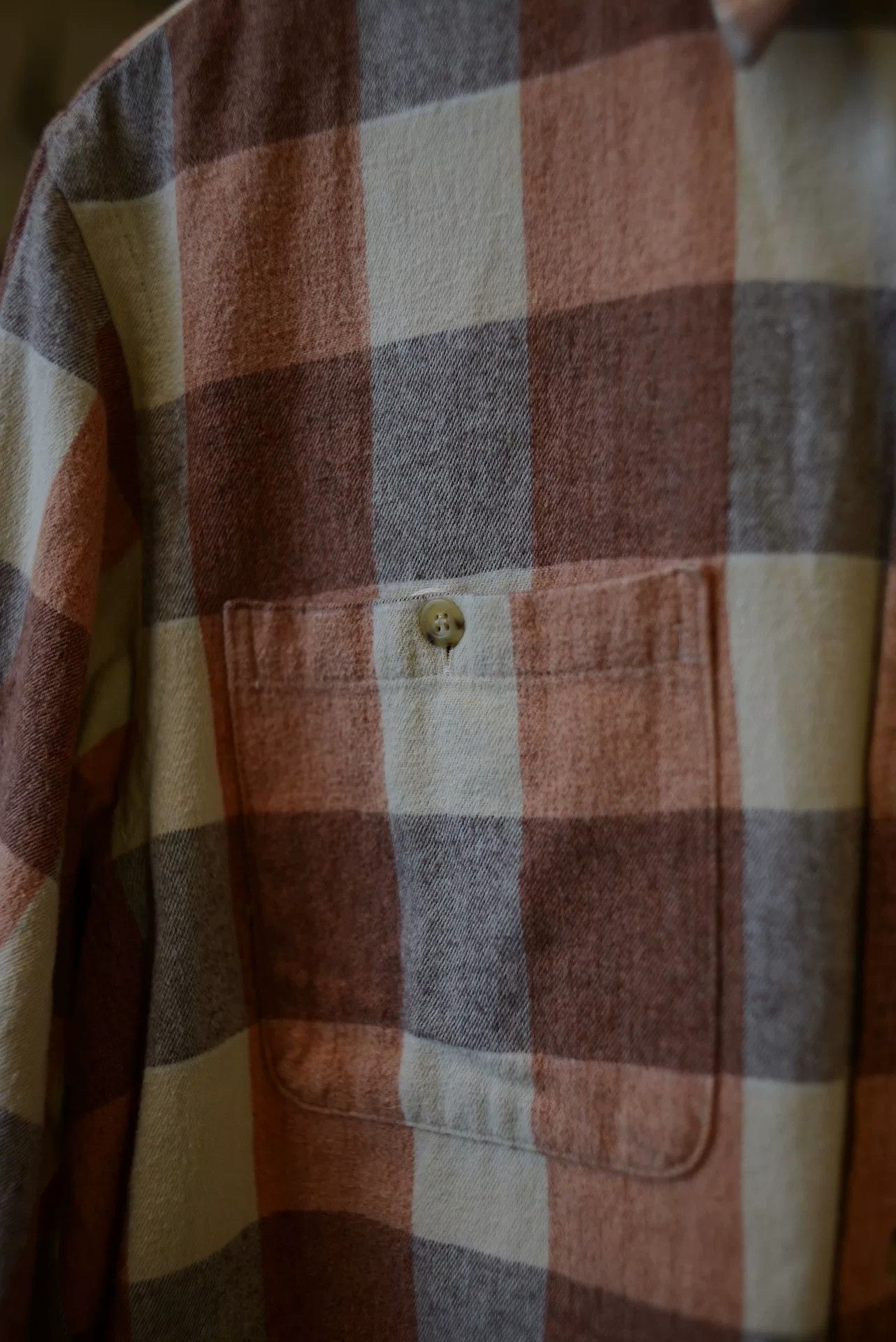 Van VAN 90s Pink Plaid Shirt Size L / US 10 / IT 46 - 2 Thumbnail