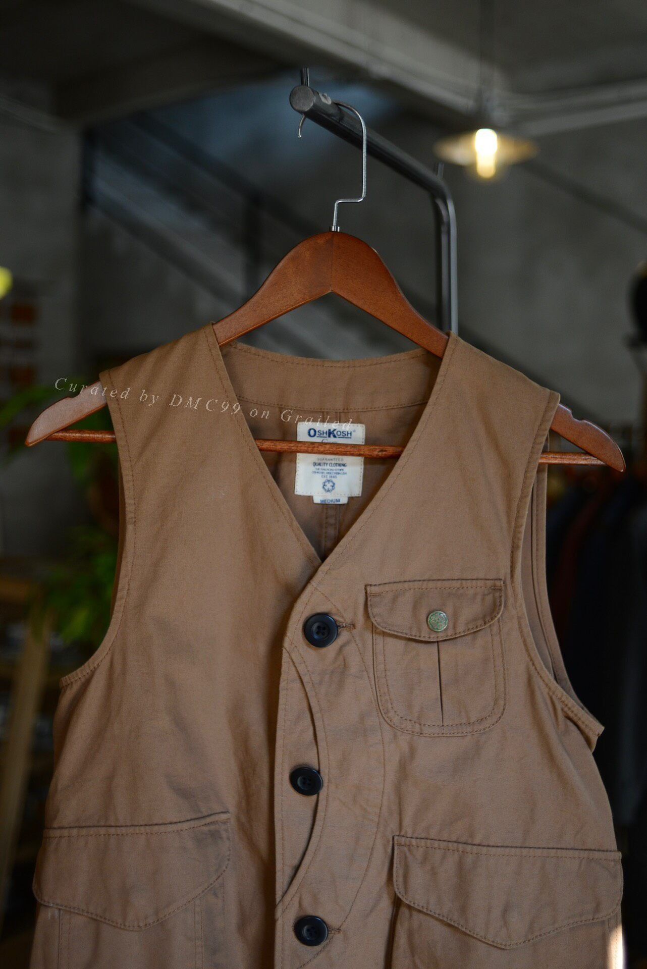 Vintage Vintage Oshkosh Brown Hunting Vest Size US M / EU 48-50 / 2 - 4 Thumbnail
