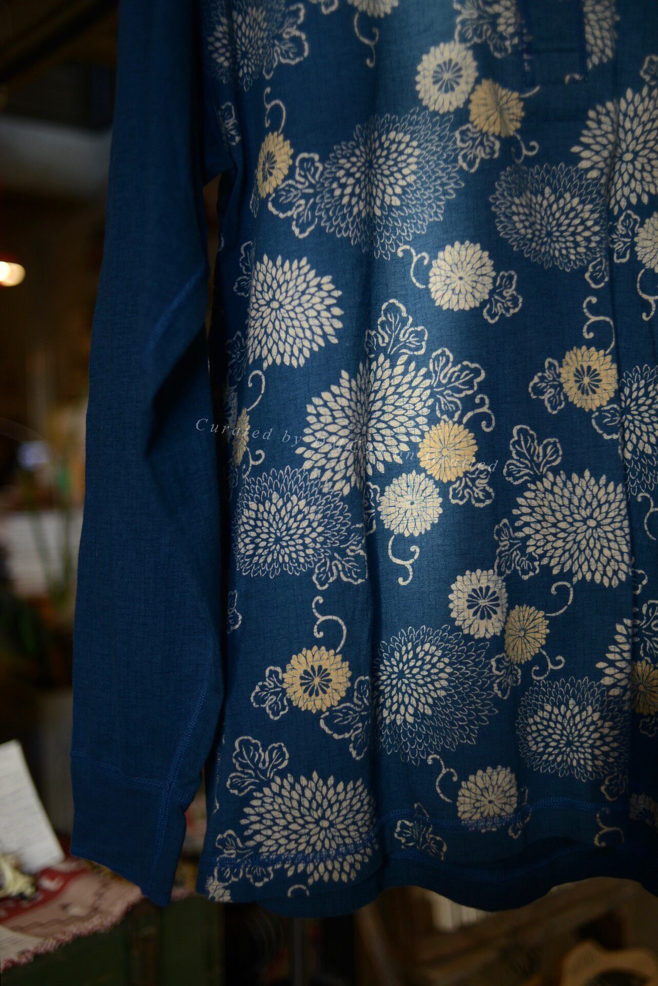 Sugar Cane Sugar Cane Indigo Chrysanthemum Top Size US L / EU 52-54 / 3 - 6 Thumbnail