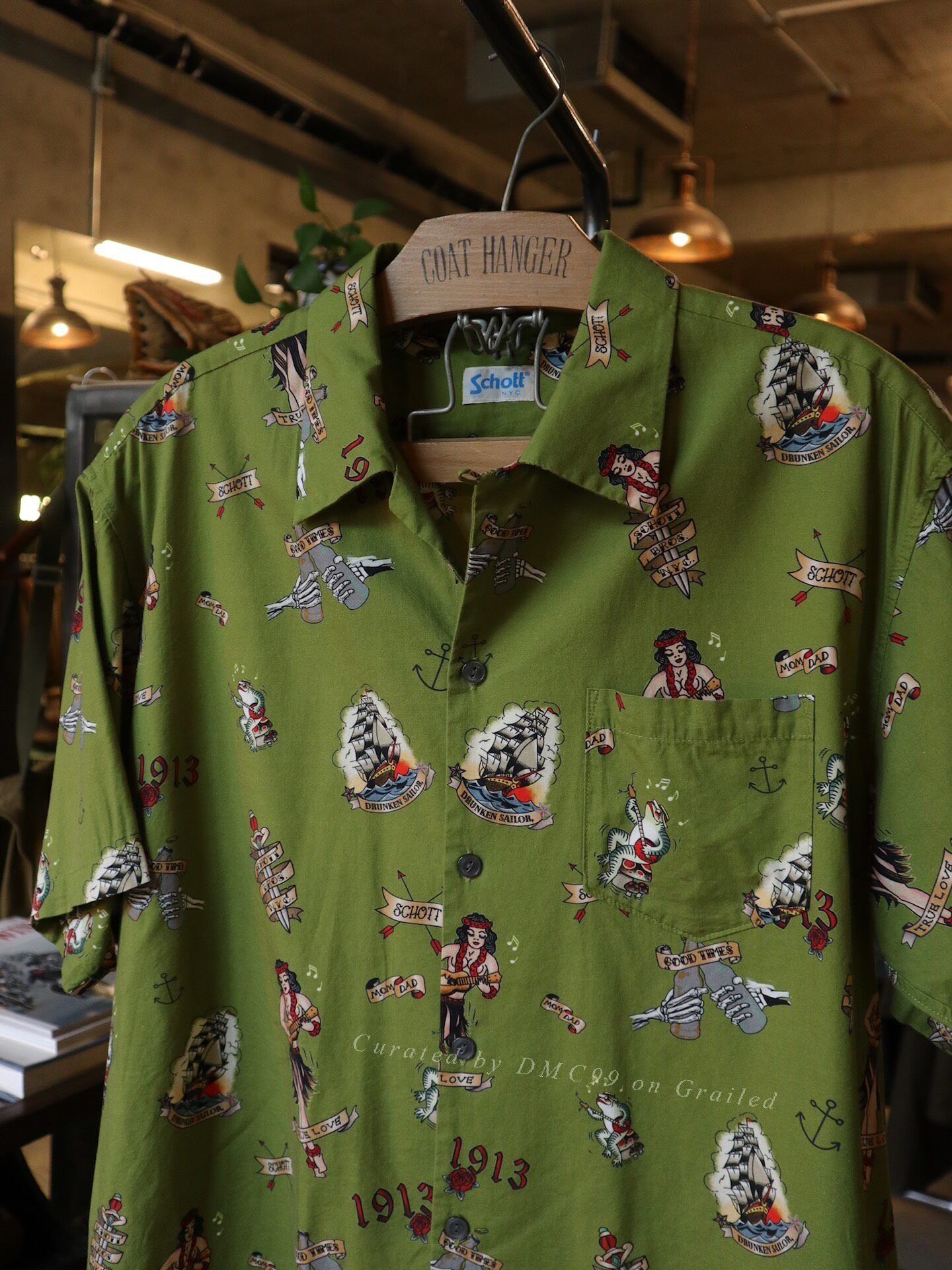 Schott Schott NYC Old School Cuban Shirt Size US M / EU 48-50 / 2 - 3 Thumbnail