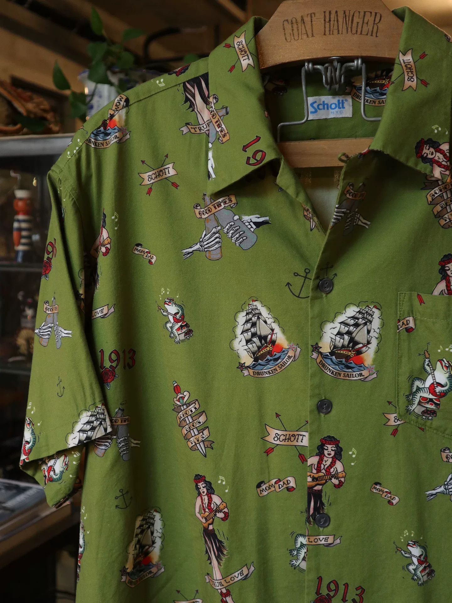 Schott Schott NYC Old School Cuban Shirt Size US M / EU 48-50 / 2 - 2 Thumbnail