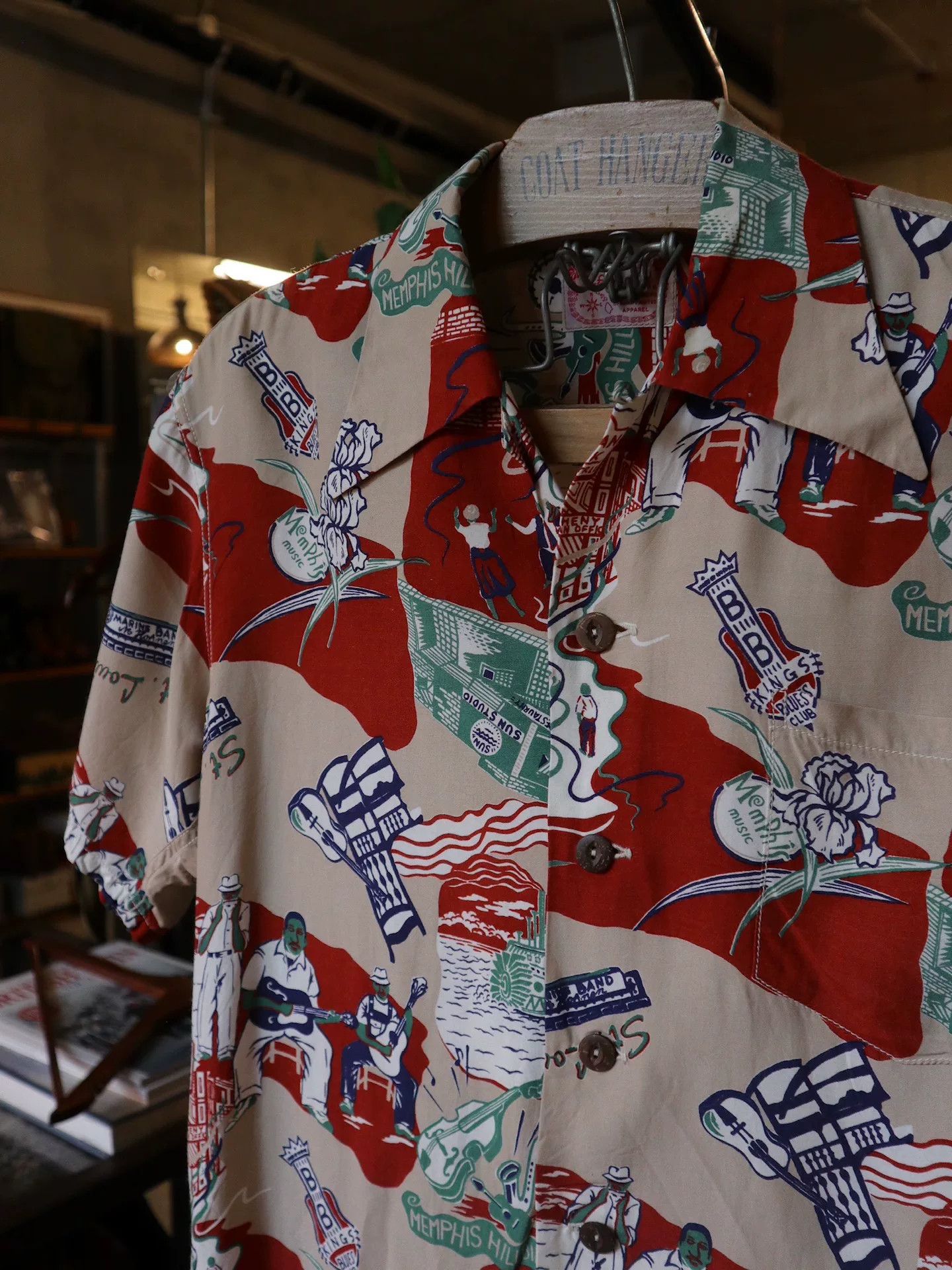 The Real McCoy's Real Mccoy Blues Club Cuban Shirt Size US S / EU 44-46 / 1 - 4 Thumbnail
