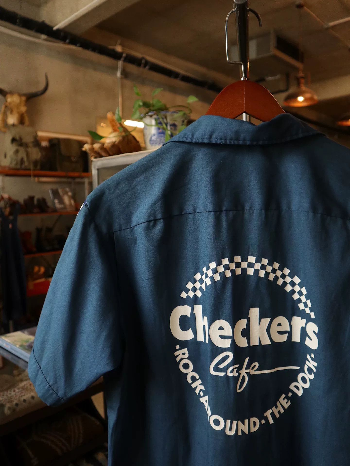 Vintage Vintage Hilton Checker Cafe Work Shirt Size US M / EU 48-50 / 2 - 7 Thumbnail