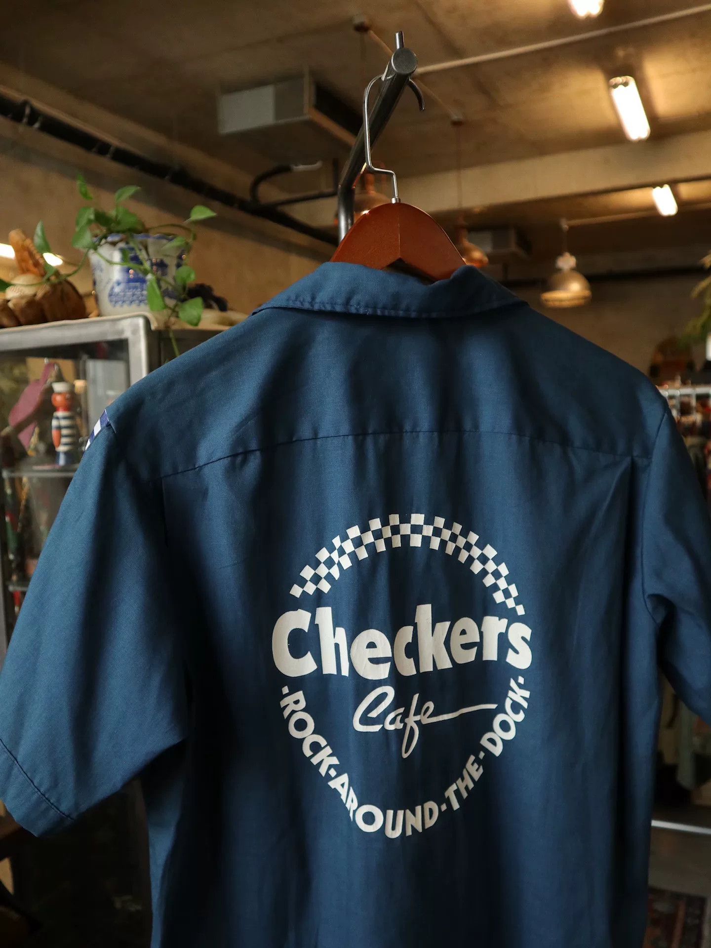 Vintage Vintage Hilton Checker Cafe Work Shirt Size US M / EU 48-50 / 2 - 8 Thumbnail