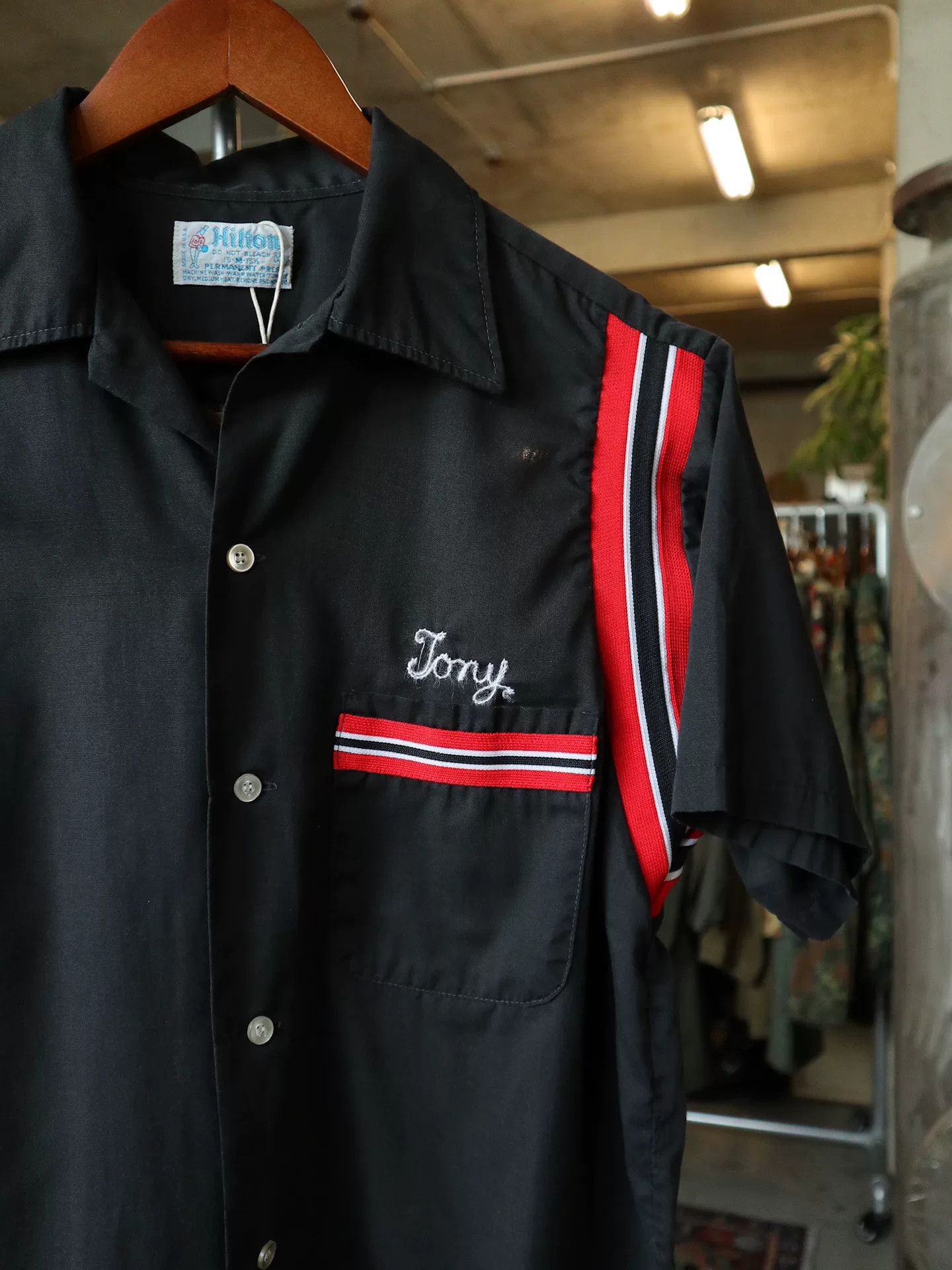 Vintage 1960s Hilton Vintage Bowling Shirt Size US M / EU 48-50 / 2 - 8 Thumbnail