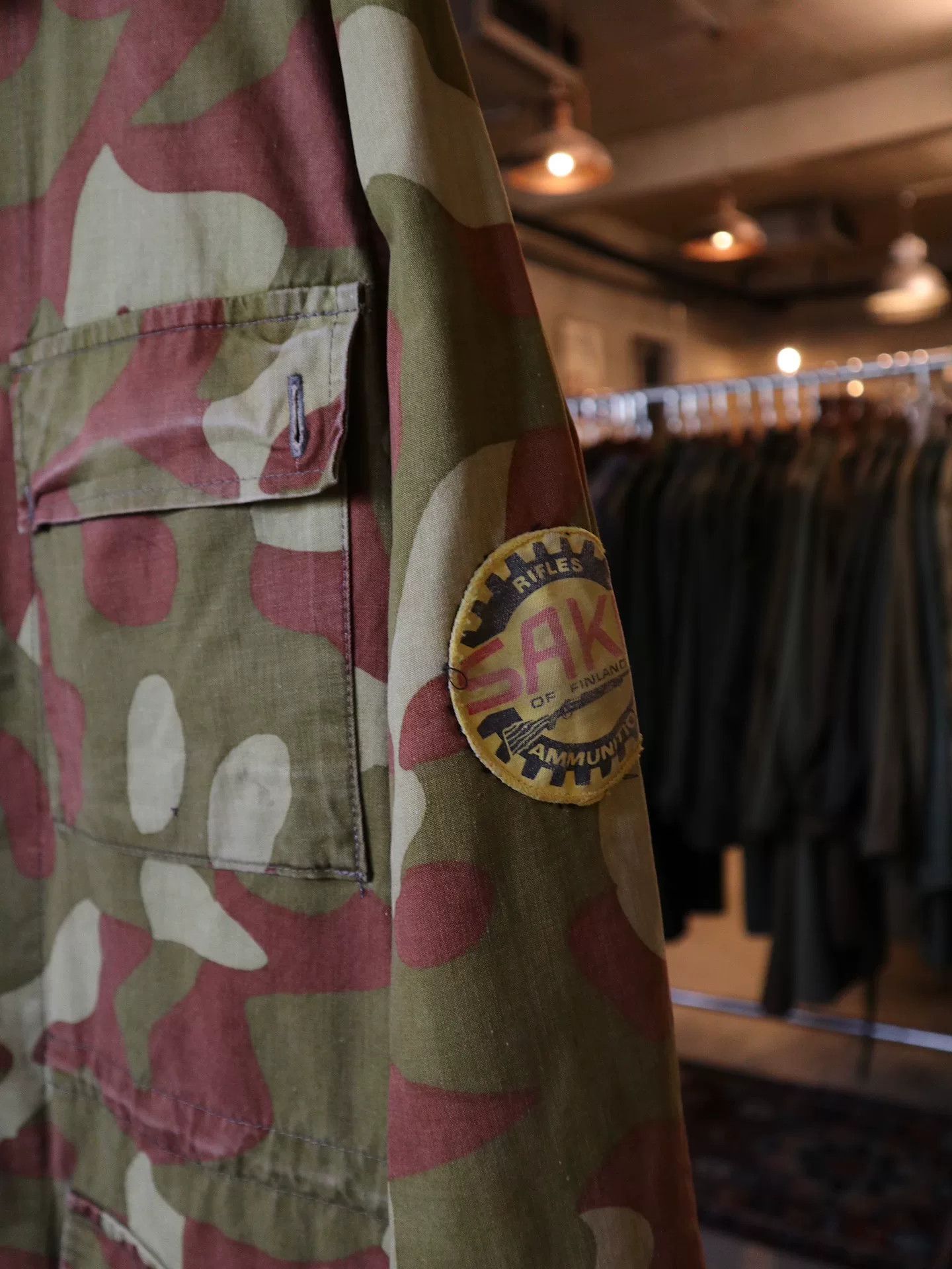 Vintage 1970s Finnish Military Camo Jacket Size US L / EU 52-54 / 3 - 8 Thumbnail