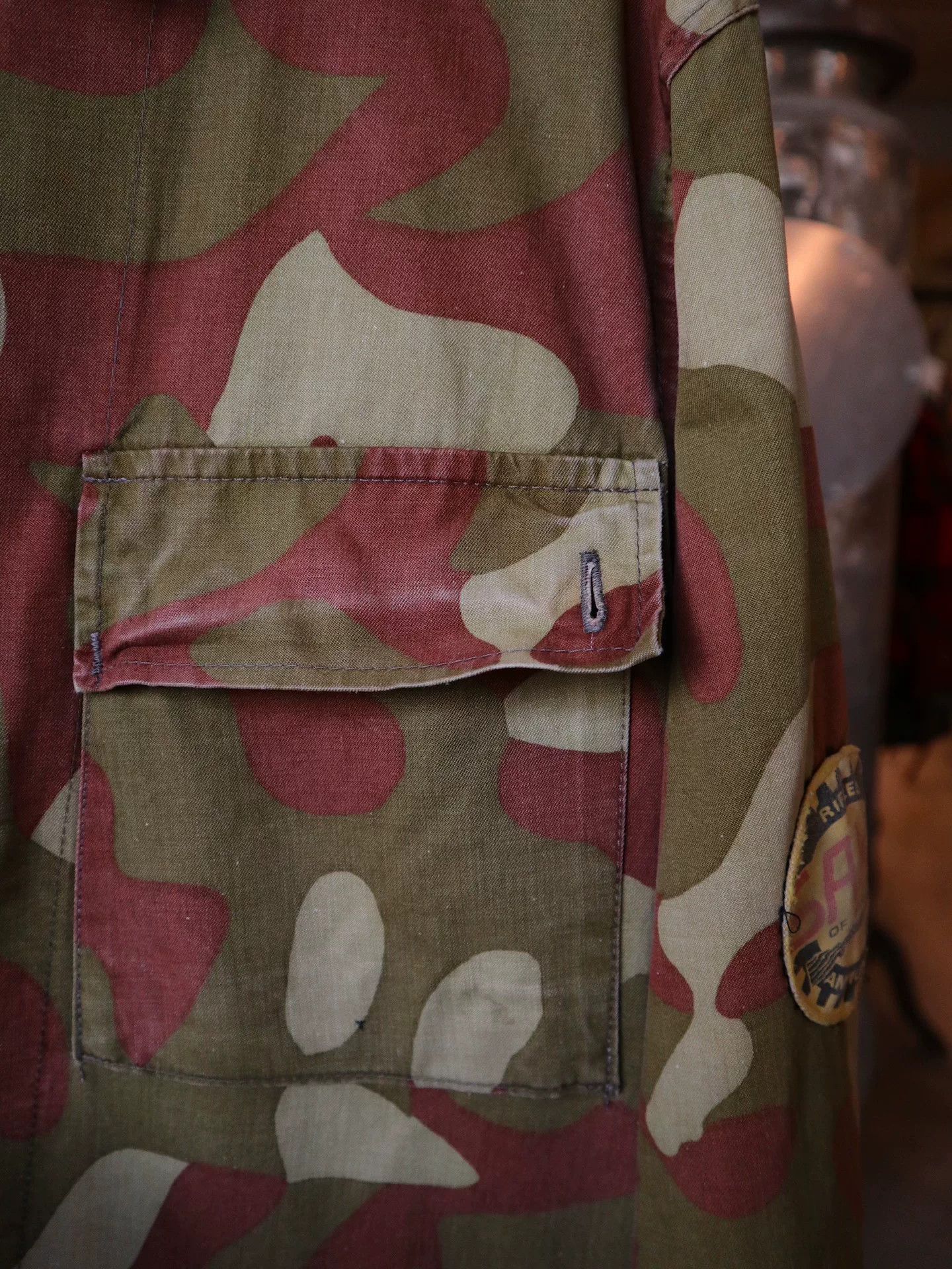 Vintage 1970s Finnish Military Camo Jacket Size US L / EU 52-54 / 3 - 3 Thumbnail