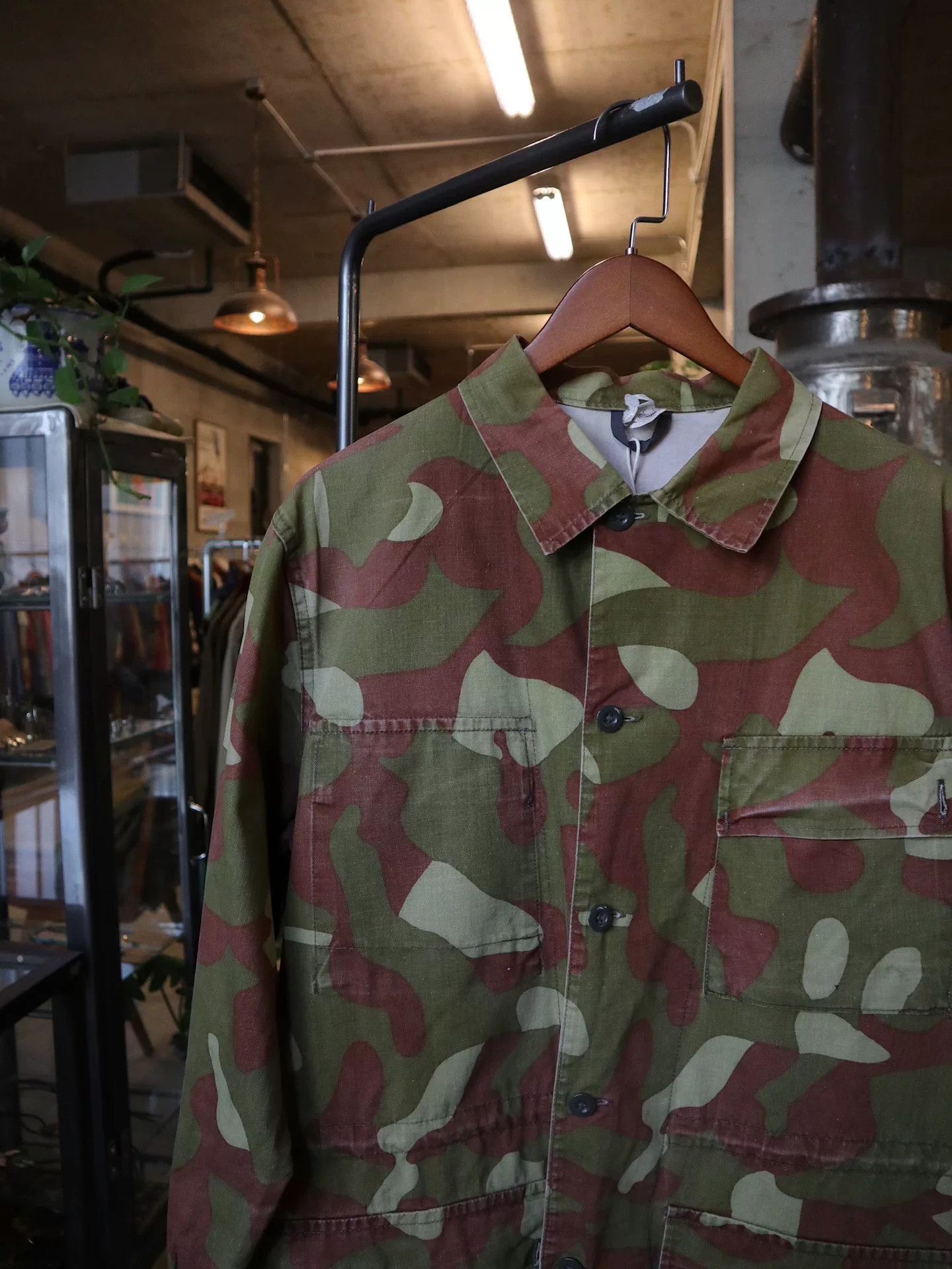 Vintage 1970s Finnish Military Camo Jacket Size US L / EU 52-54 / 3 - 4 Thumbnail