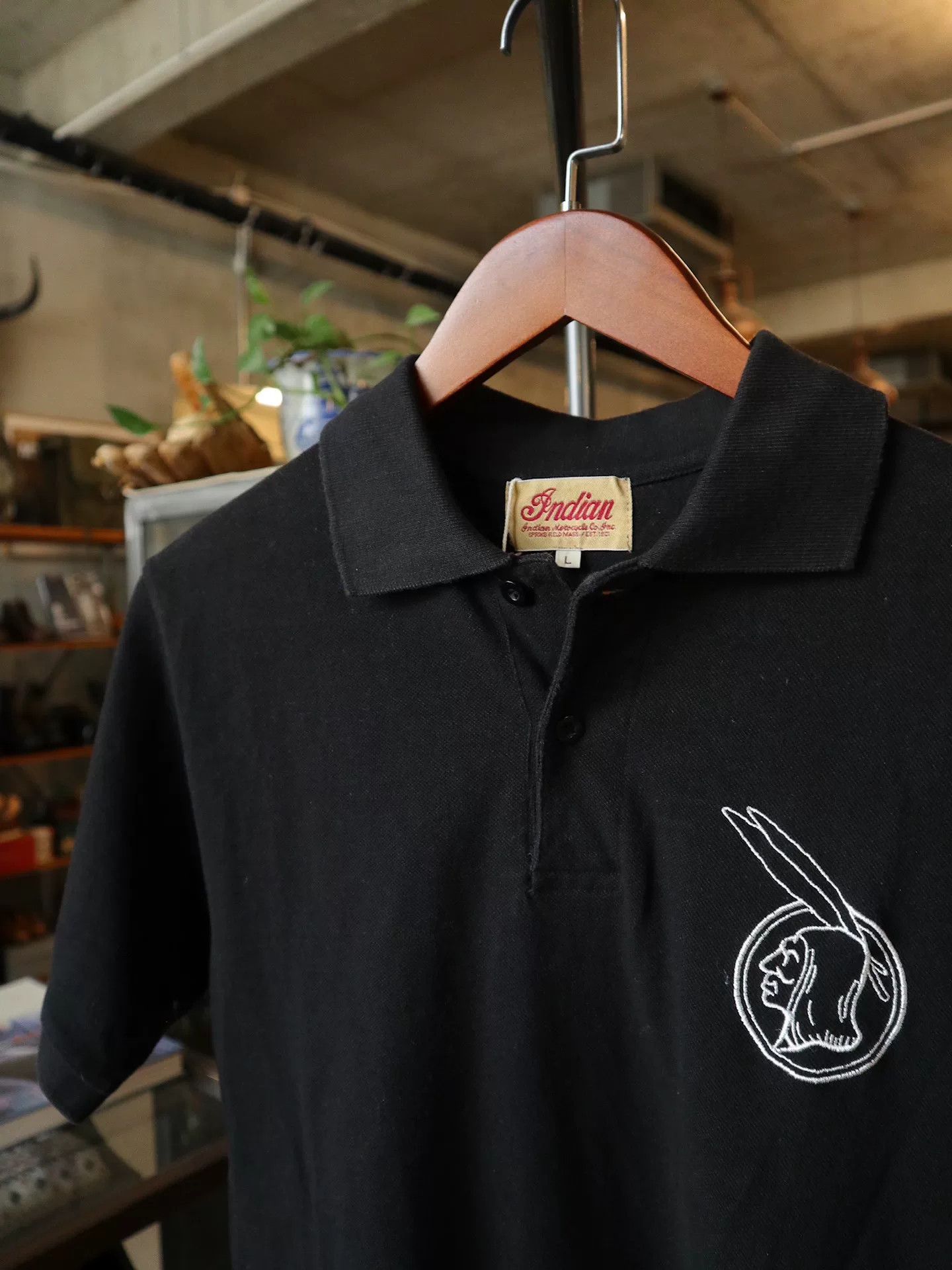 Indian Motorcycle Indian Motorcycle Springfield Mass Polo Size US L / EU 52-54 / 3 - 5 Thumbnail