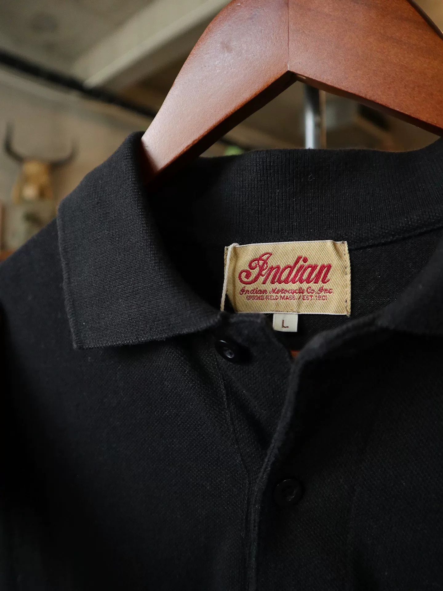 Indian Motorcycle Indian Motorcycle Springfield Mass Polo Size US L / EU 52-54 / 3 - 6 Thumbnail