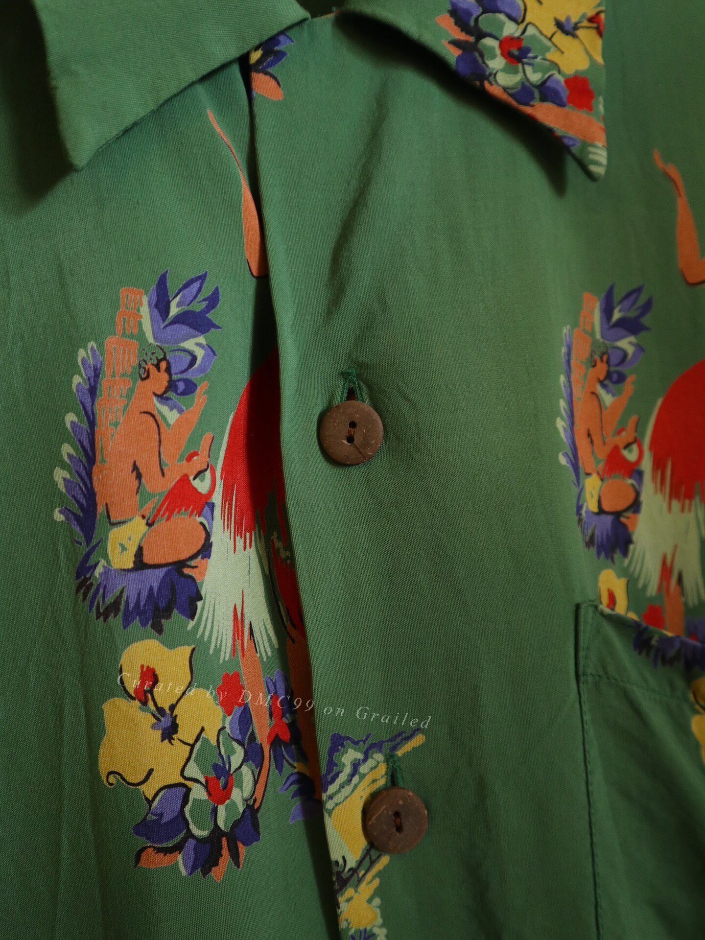 Sun Surf Sunsurf 1990s Hula Girl Aloha Shirt Size US M / EU 48-50 / 2 - 3 Thumbnail