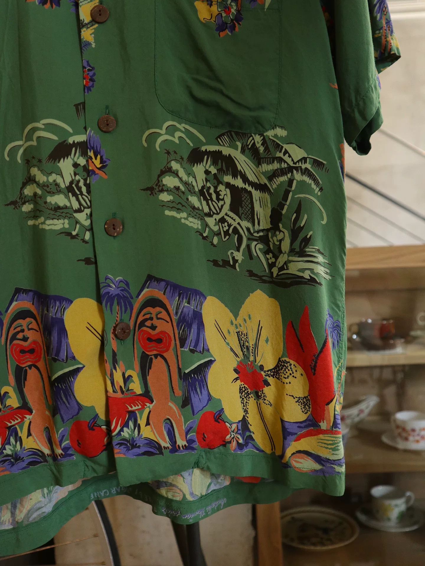 Sun Surf Sunsurf 1990s Hula Girl Aloha Shirt Size US M / EU 48-50 / 2 - 6 Thumbnail