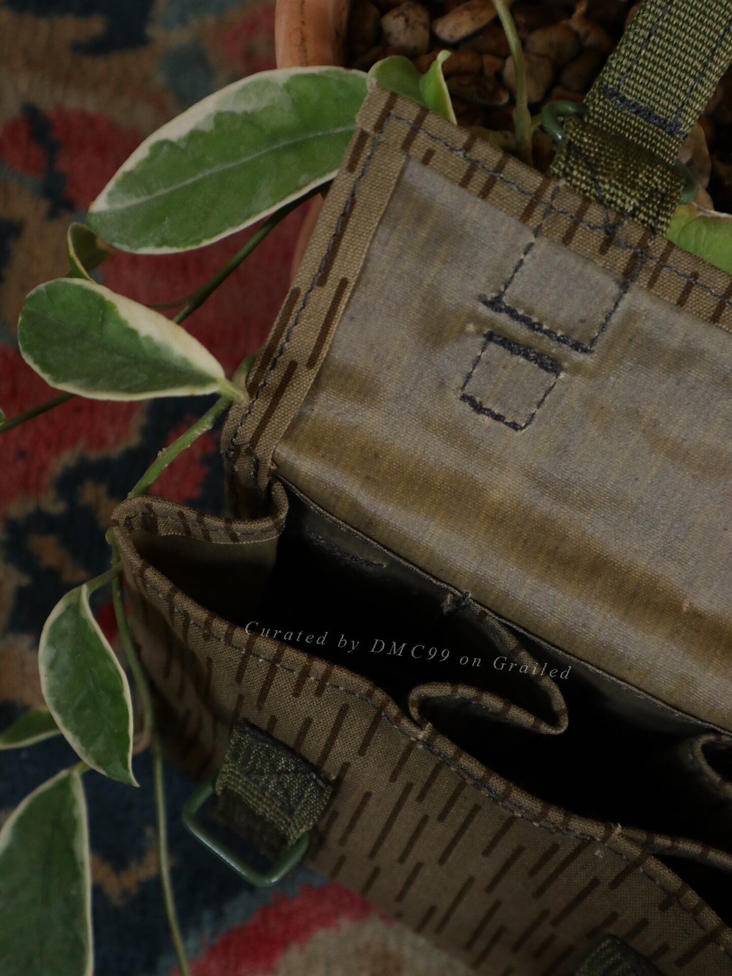 Vintage Vintage Raindrop Camouflage Small Bag Size ONE SIZE - 5 Thumbnail