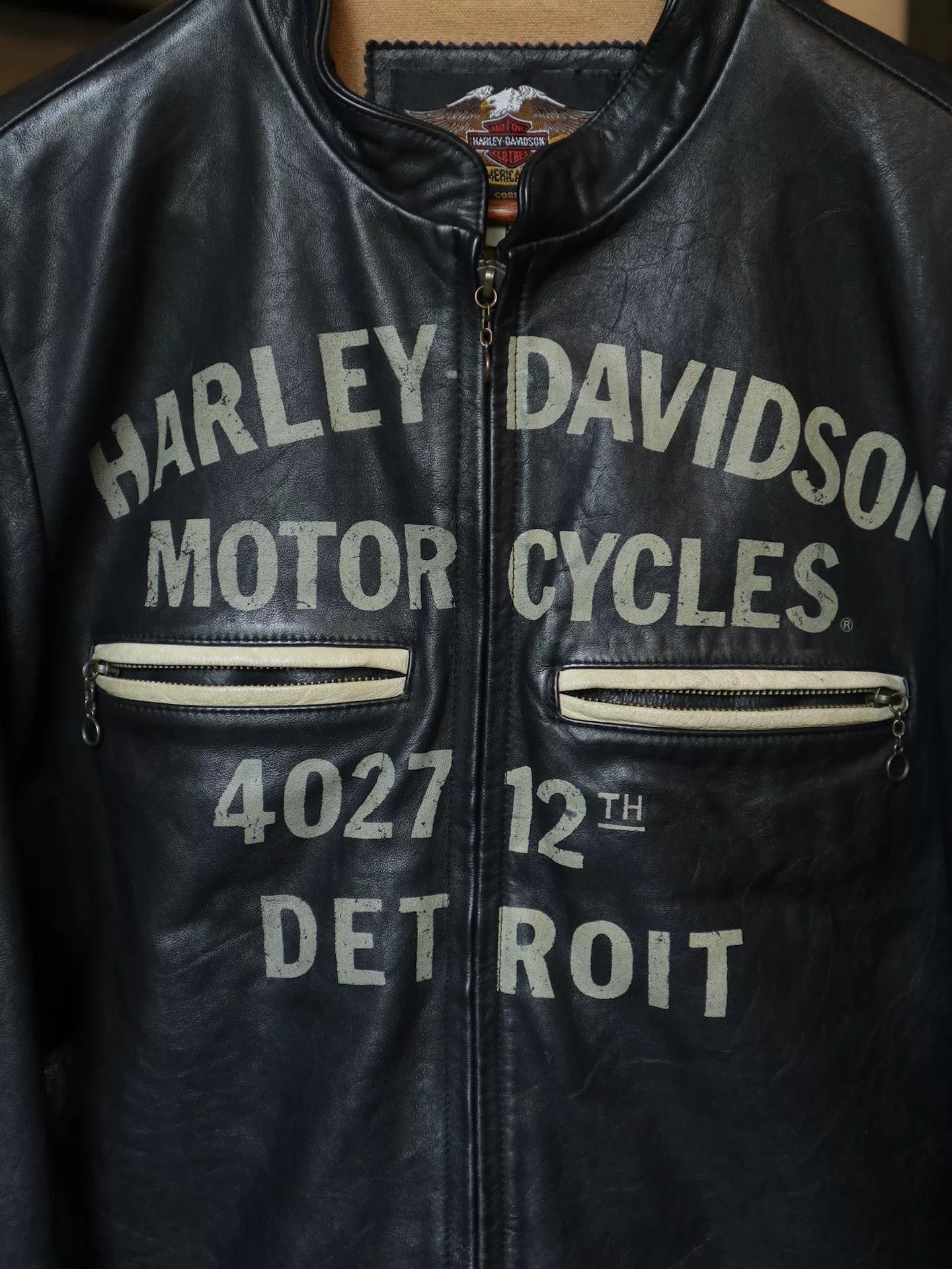 Harley Davidson Harley Davidson Motorcycle Leather Jacket Size US M / EU 48-50 / 2 - 2 Thumbnail