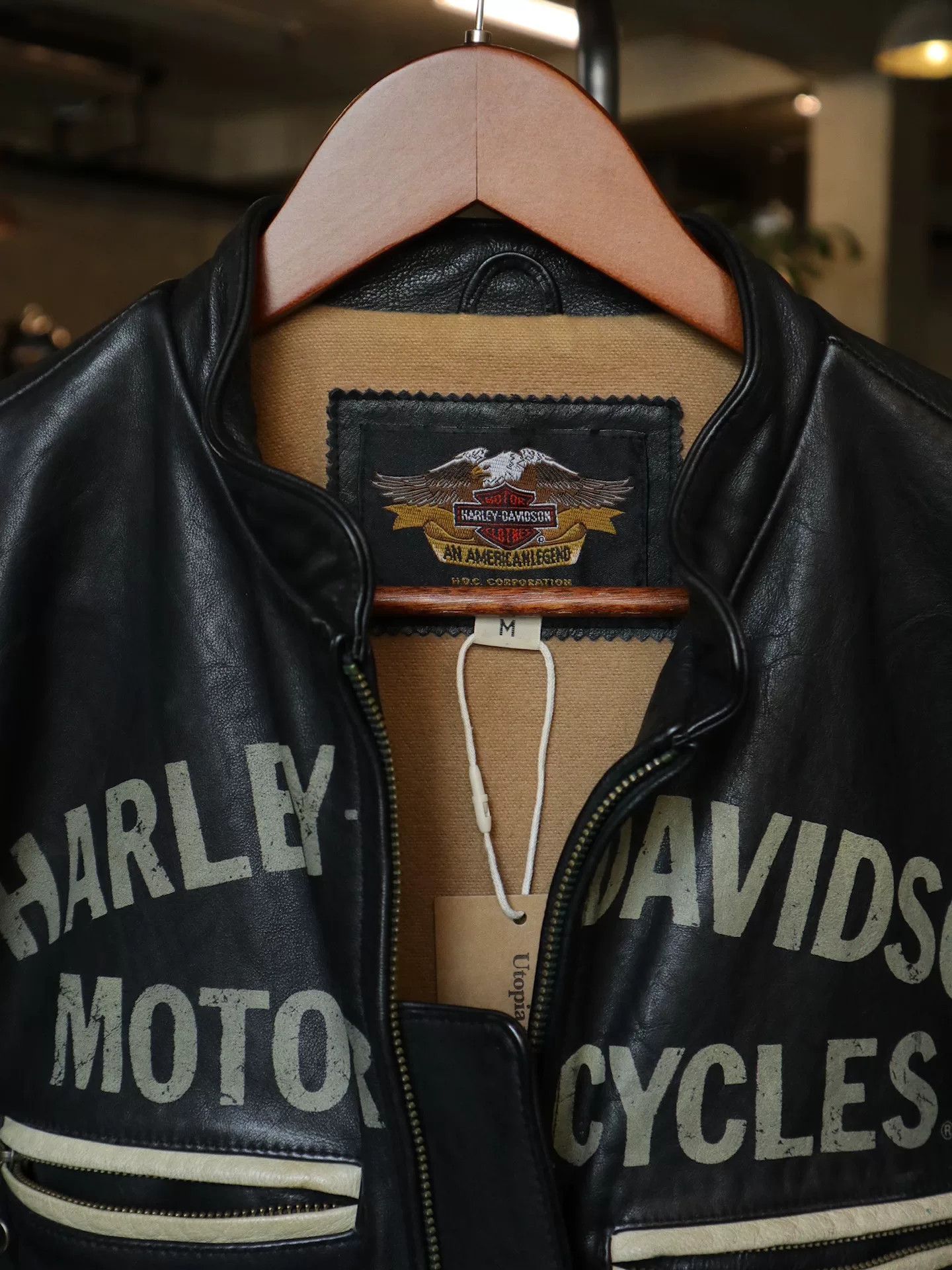 Harley Davidson Harley Davidson Motorcycle Leather Jacket Size US M / EU 48-50 / 2 - 7 Thumbnail