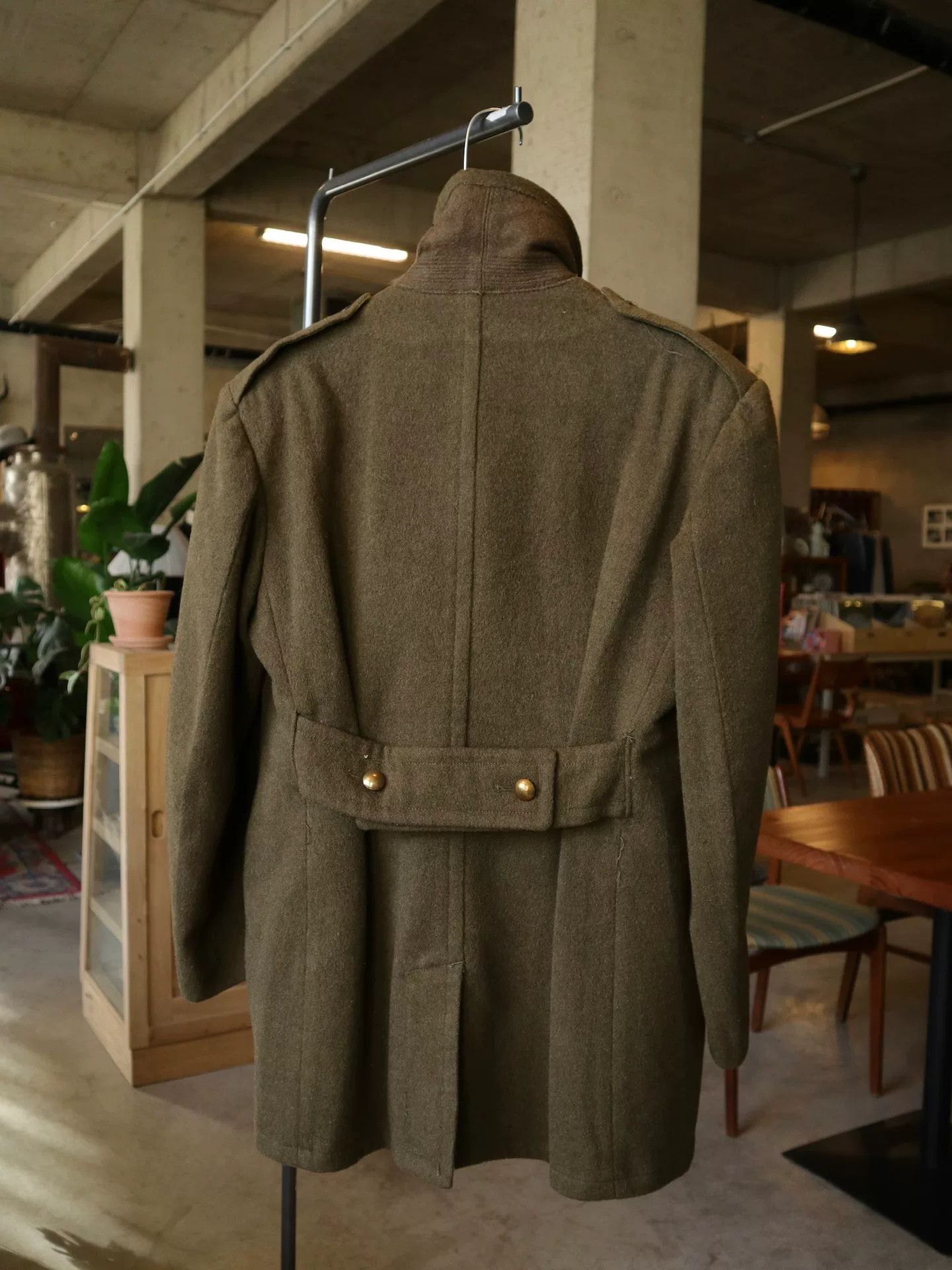 Vintage Vintage 1965 French Navy Wool Coat Size US M / EU 48-50 / 2 - 5 Thumbnail