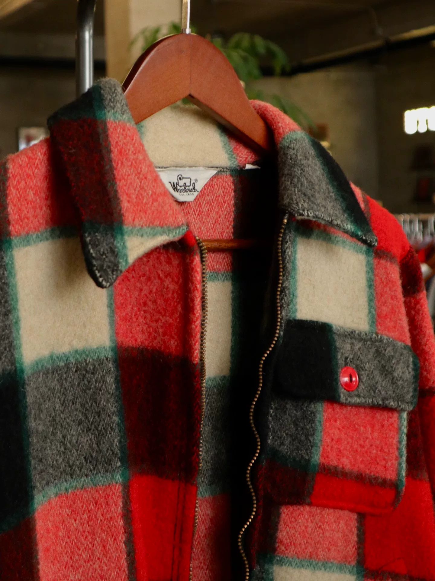 Woolrich Woolen Mills Woolrich 1960s Plaid Wool Jacket Size US M / EU 48-50 / 2 - 7 Thumbnail