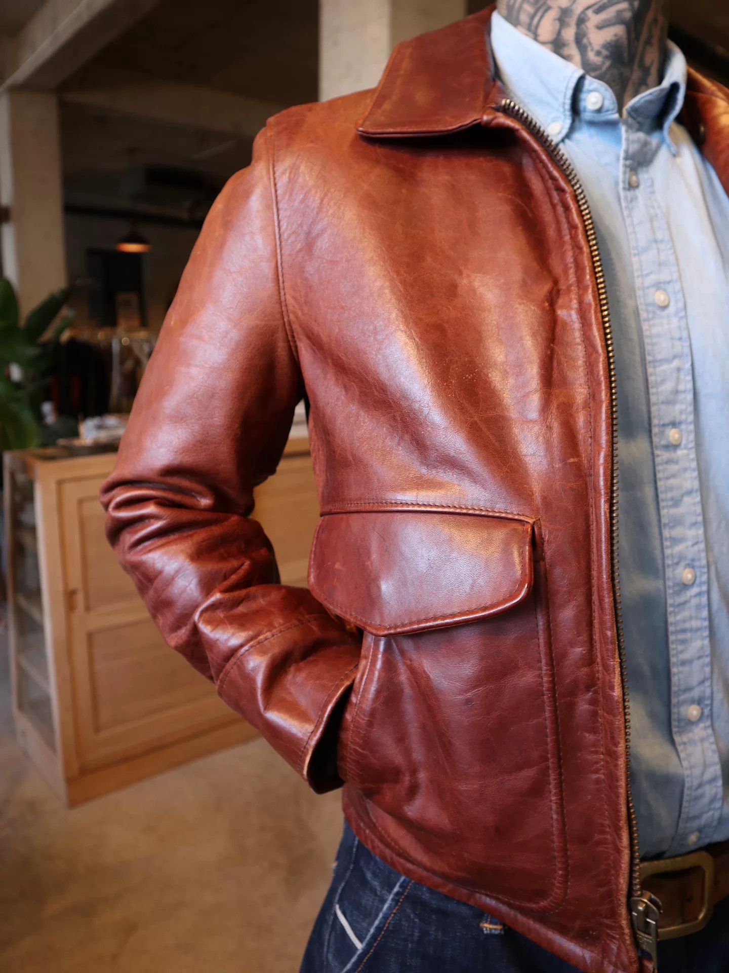 Schott Schott 1996 Horsehide U63 Jacket Size US S / EU 44-46 / 1 - 6 Thumbnail