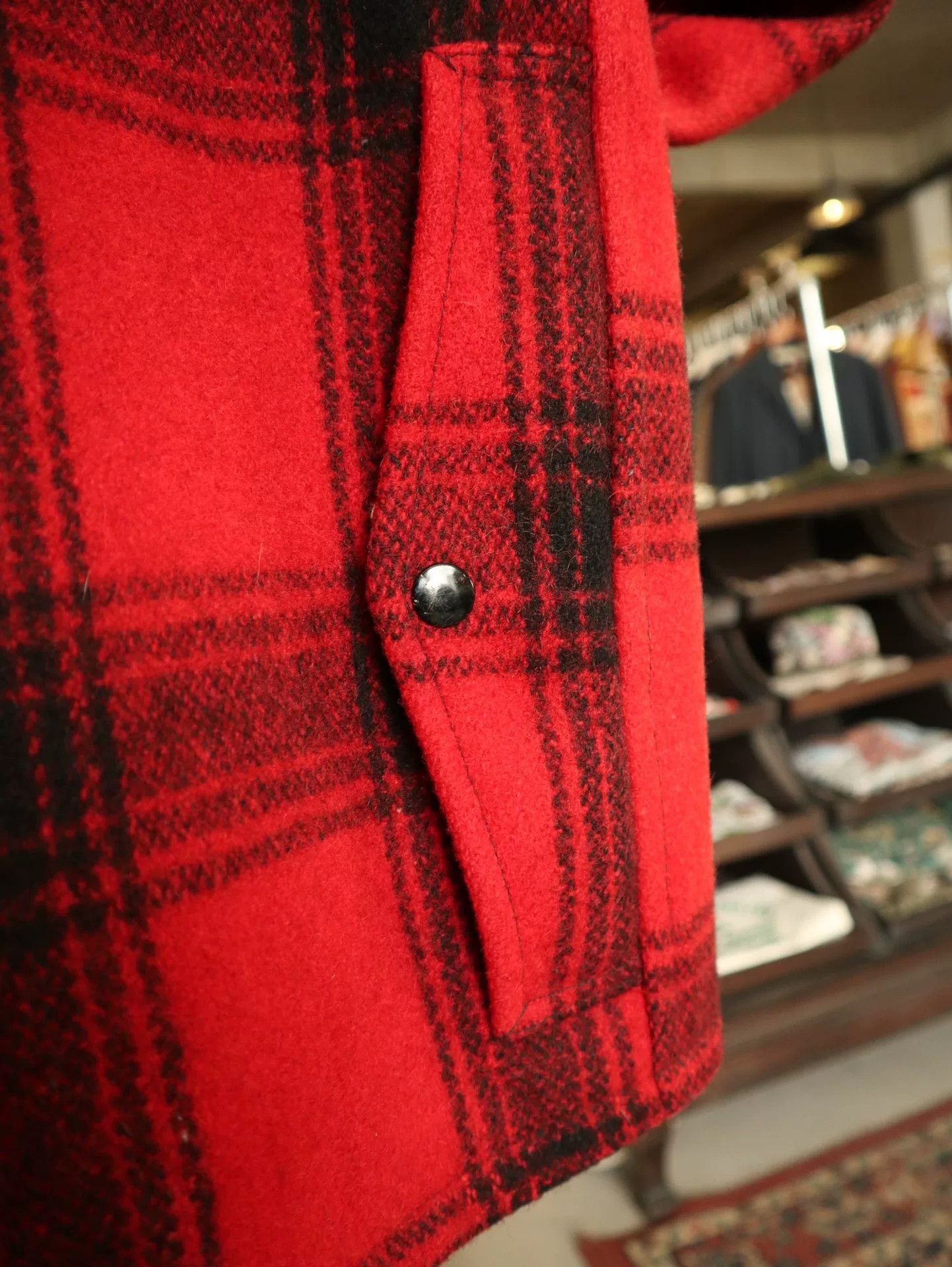 Vintage 1950s Buffalo Check Hunting Jacket Size US M / EU 48-50 / 2 - 9 Thumbnail