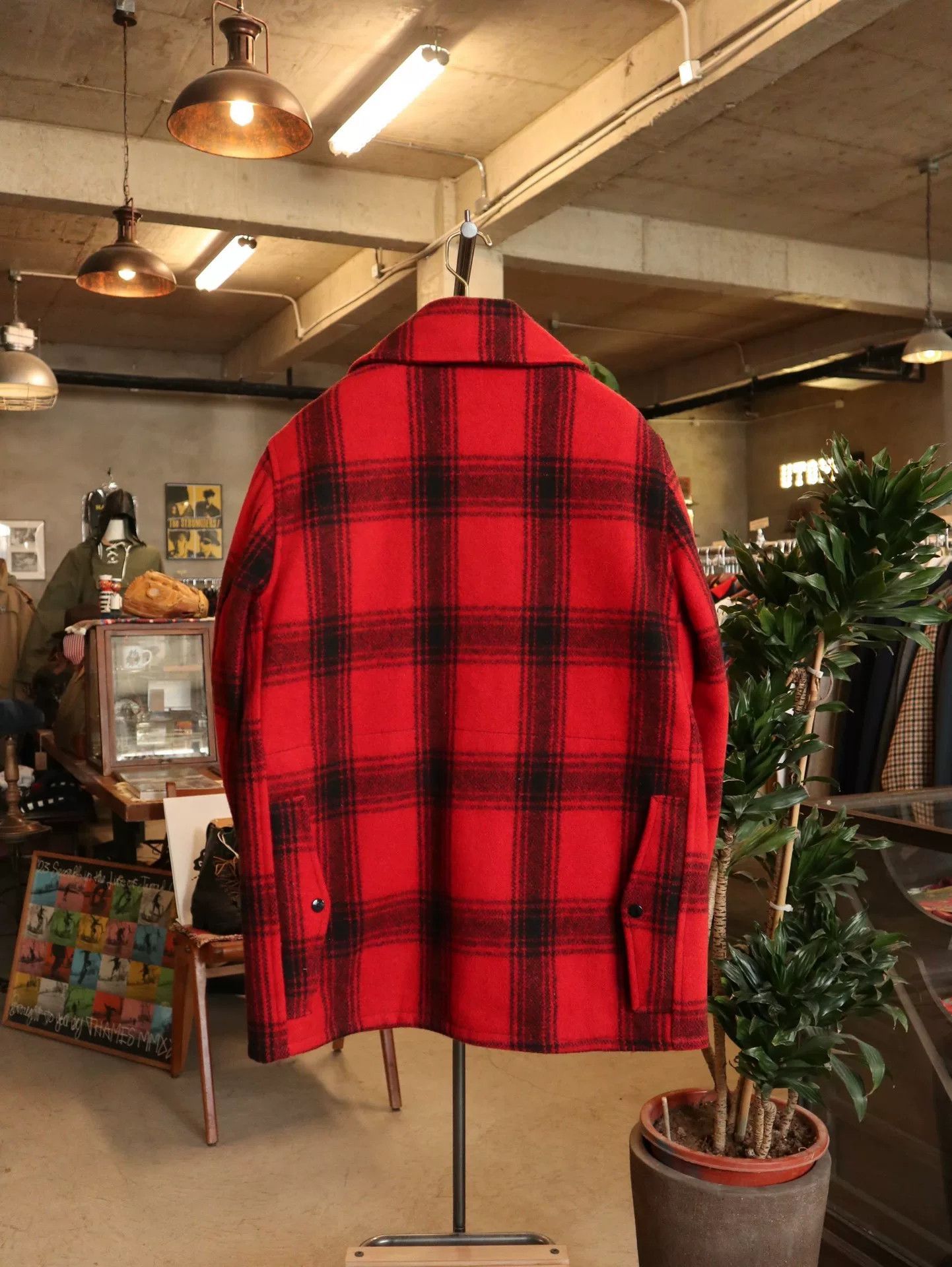 Vintage 1950s Buffalo Check Hunting Jacket Size US M / EU 48-50 / 2 - 8 Thumbnail
