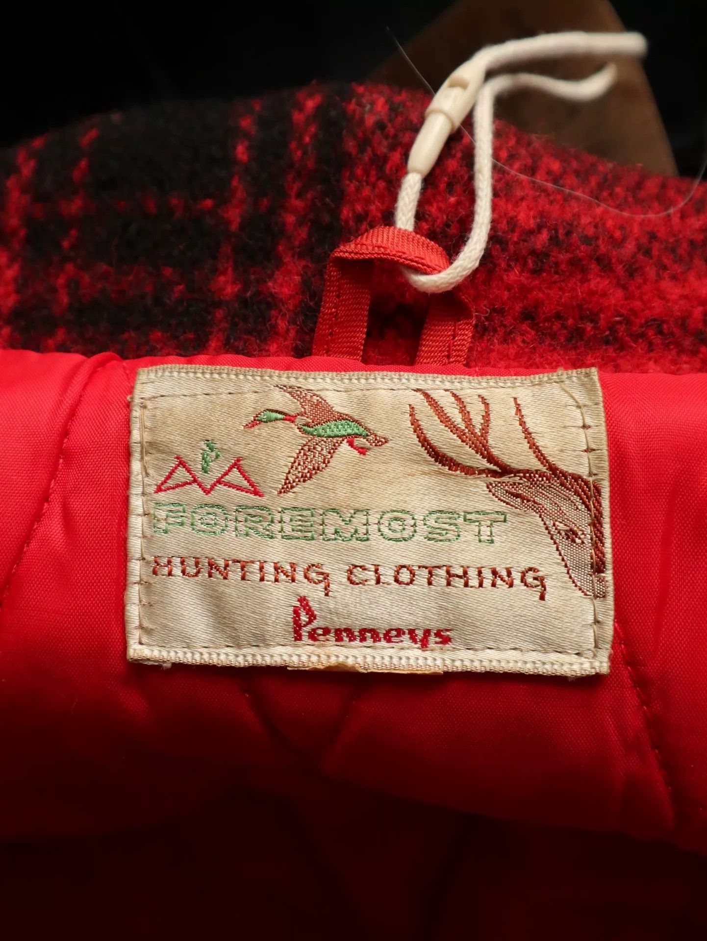 Vintage 1950s Buffalo Check Hunting Jacket Size US M / EU 48-50 / 2 - 3 Thumbnail