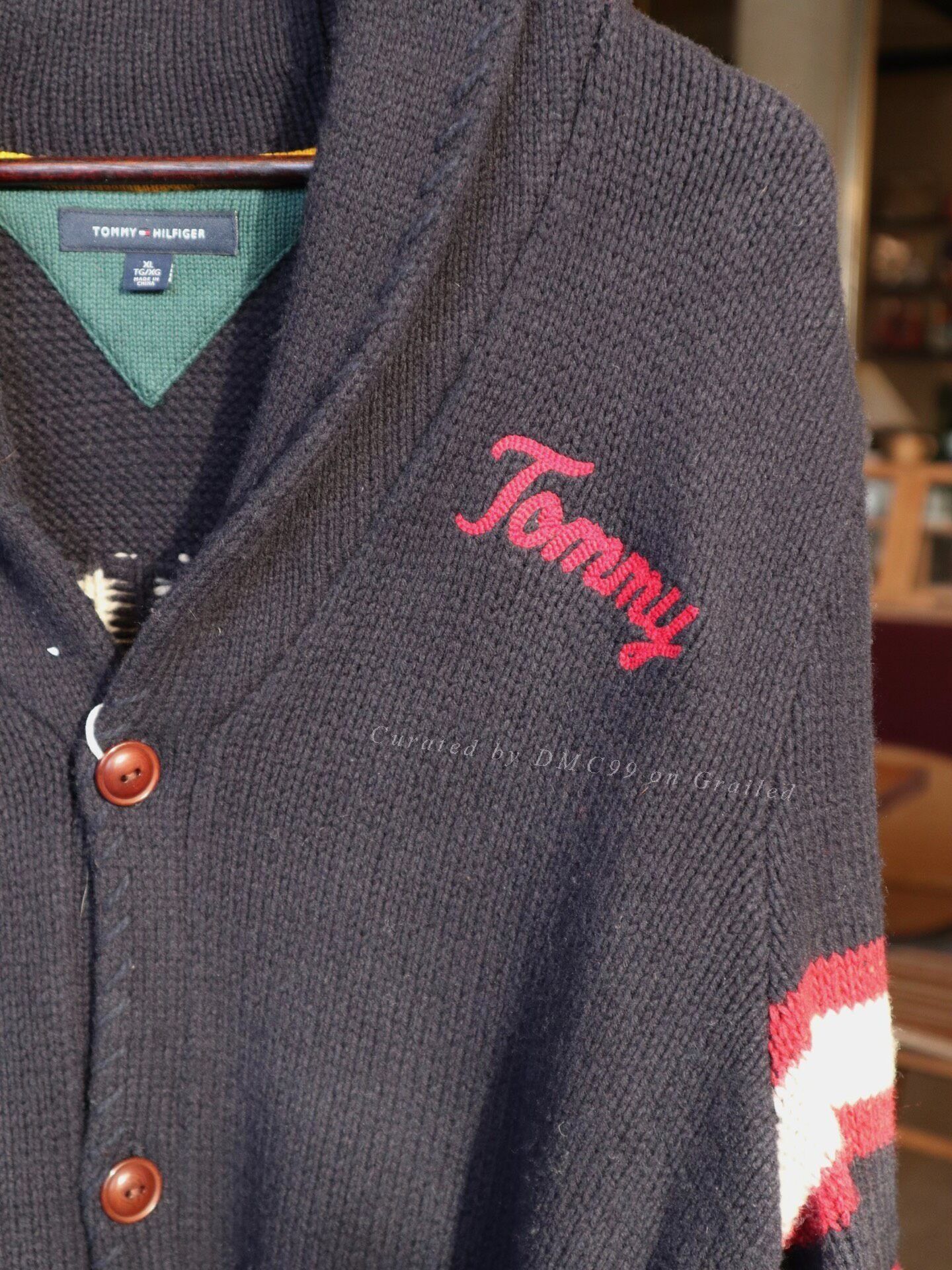 Tommy Hilfiger Tommy Hilfiger Ivy Style Knit Cardigan Size US XL / EU 56 / 4 - 3 Thumbnail