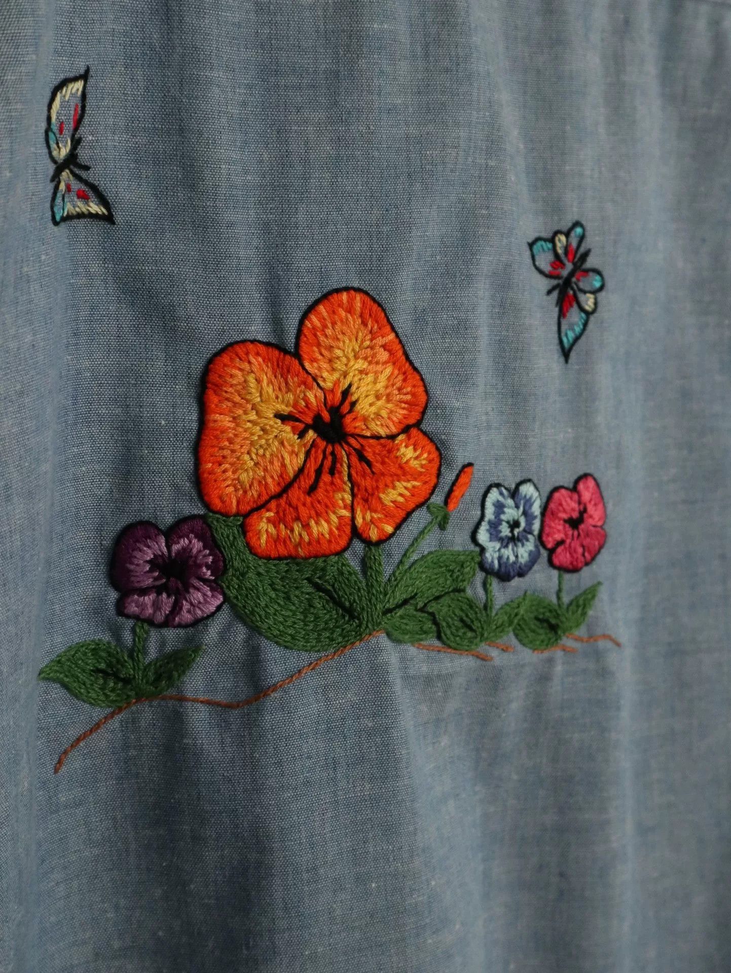 Vintage JC Penny 1970s Embroidered Shirt Size US M / EU 48-50 / 2 - 6 Thumbnail