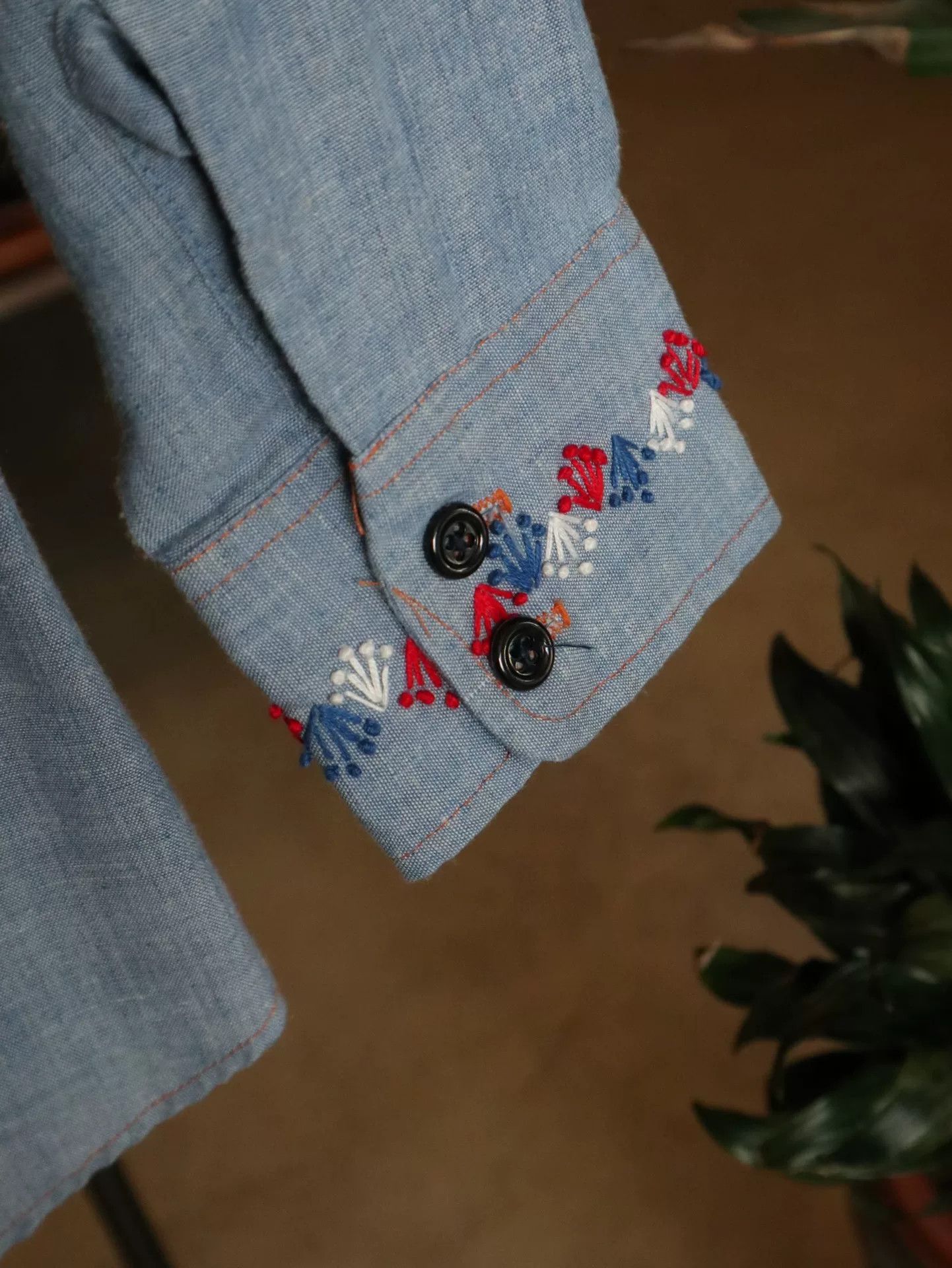 Vintage JC Penny 1970s Embroidered Shirt Size US M / EU 48-50 / 2 - 7 Thumbnail
