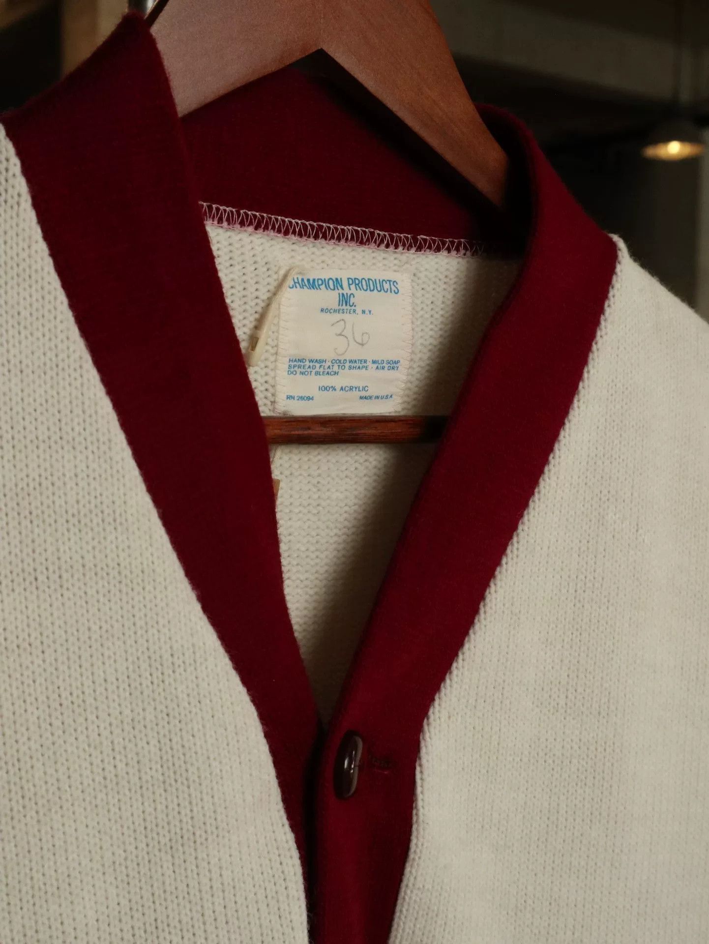 Champion Champion 1970s Ivy Knit Cardigan Deadstock Size US M / EU 48-50 / 2 - 2 Thumbnail