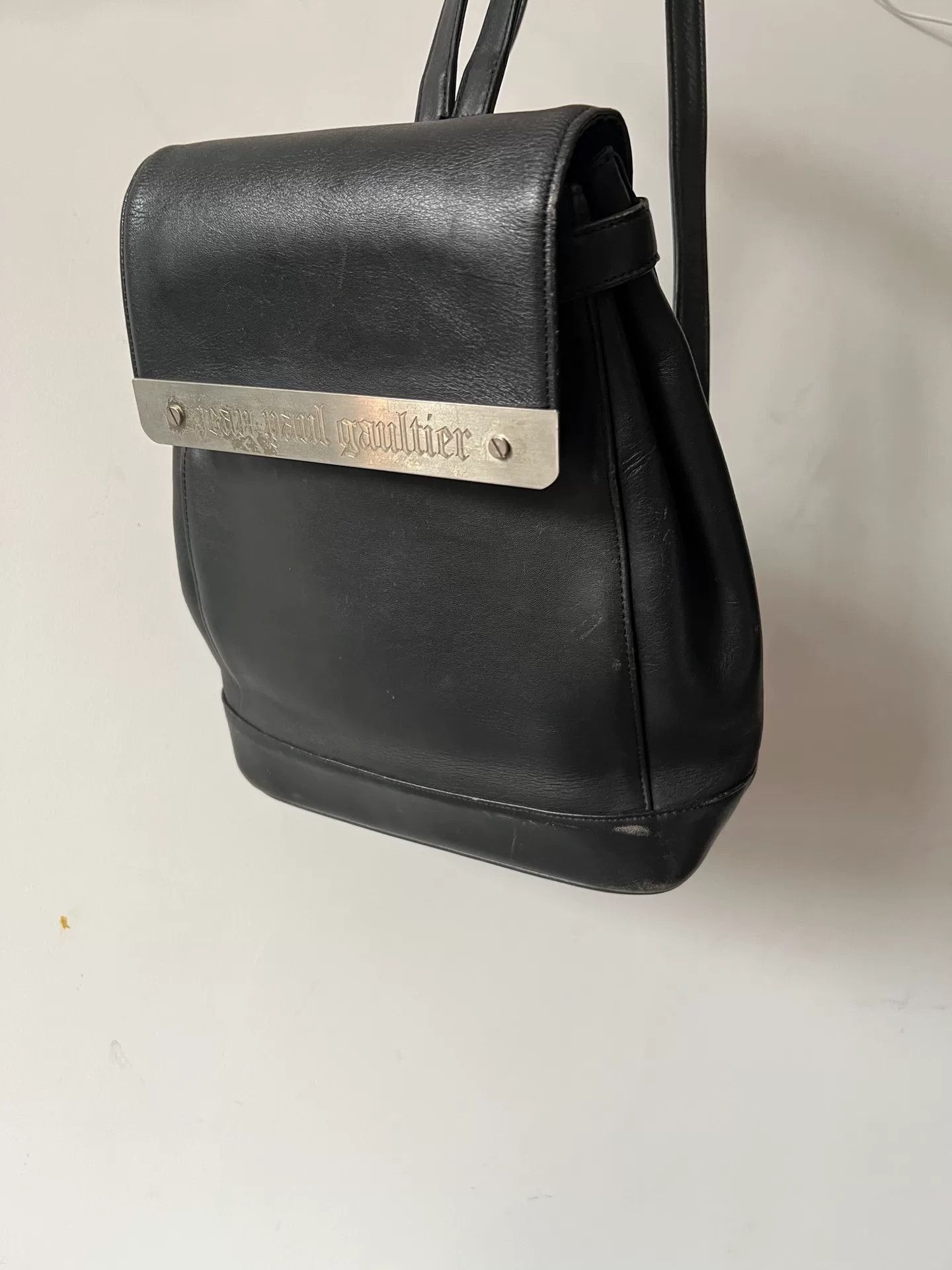 Jean Paul Gaultier Jean Paul Gaultier Vintage Leather Backpack Size ONE SIZE - 2 Thumbnail