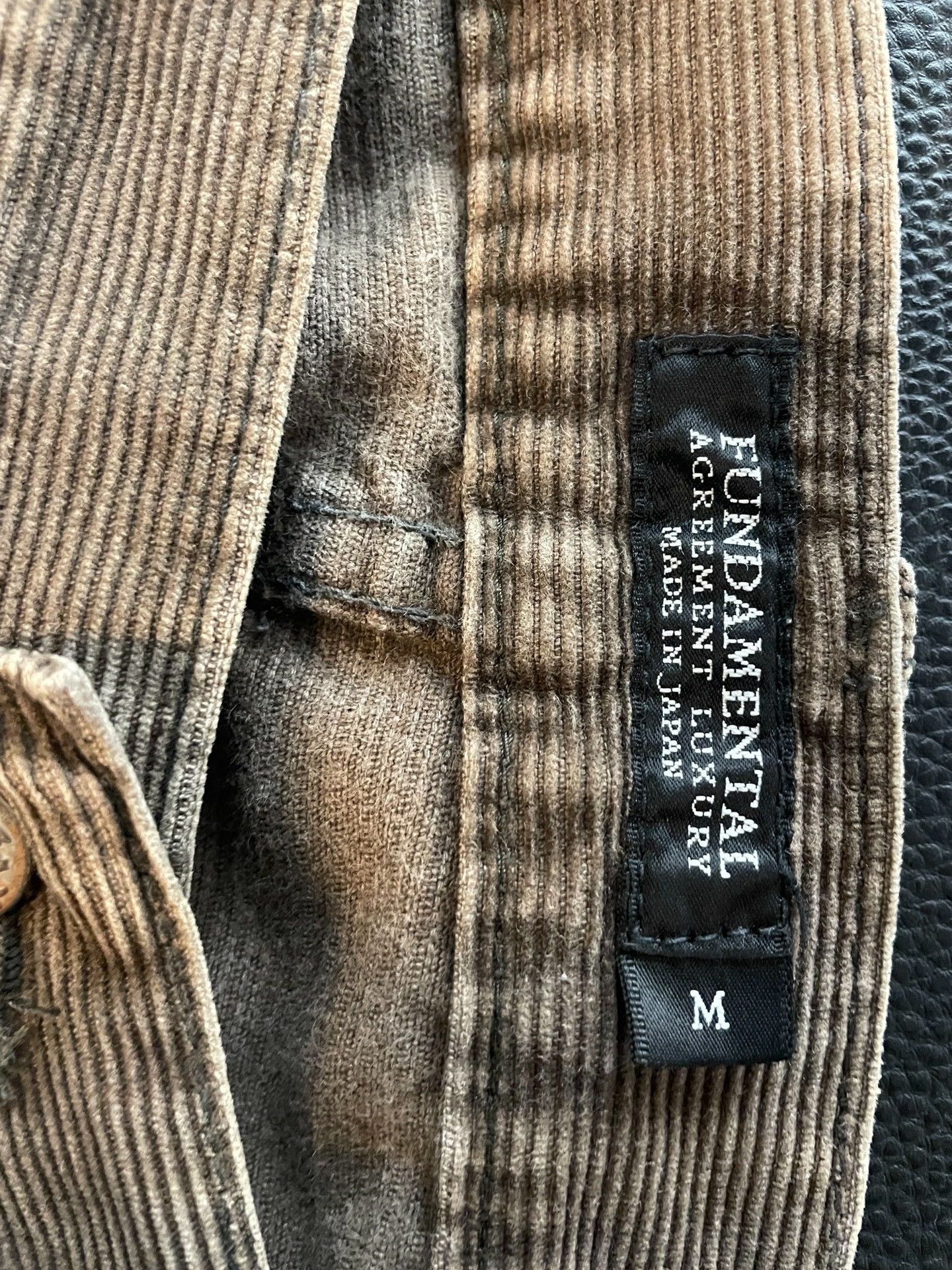 FDMTL fdmtl Distressed Corduroy Vintage Pants Size US 26 / EU 42 - 5 Thumbnail